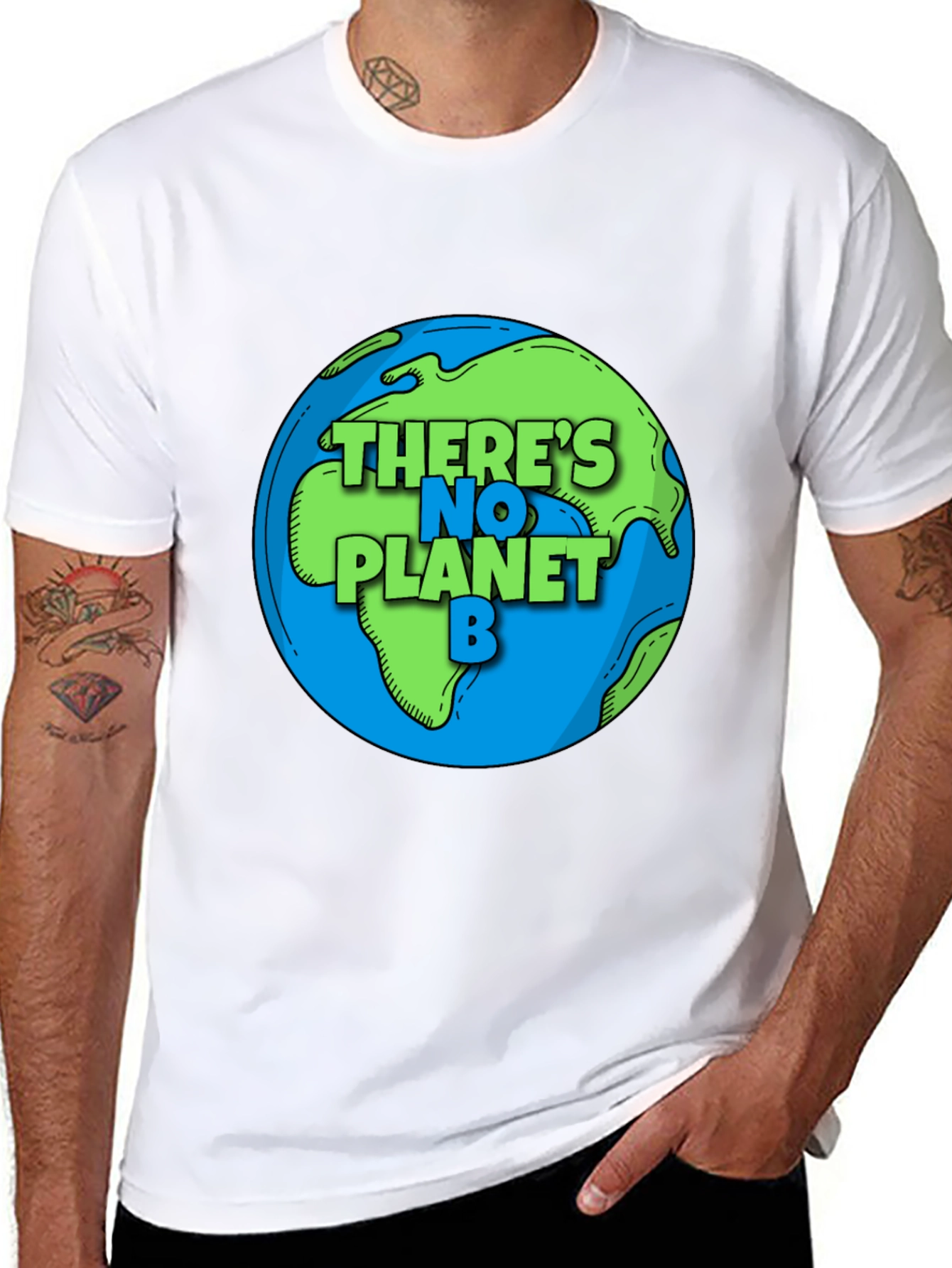 Theres No Planet B Earth Graphic Tee