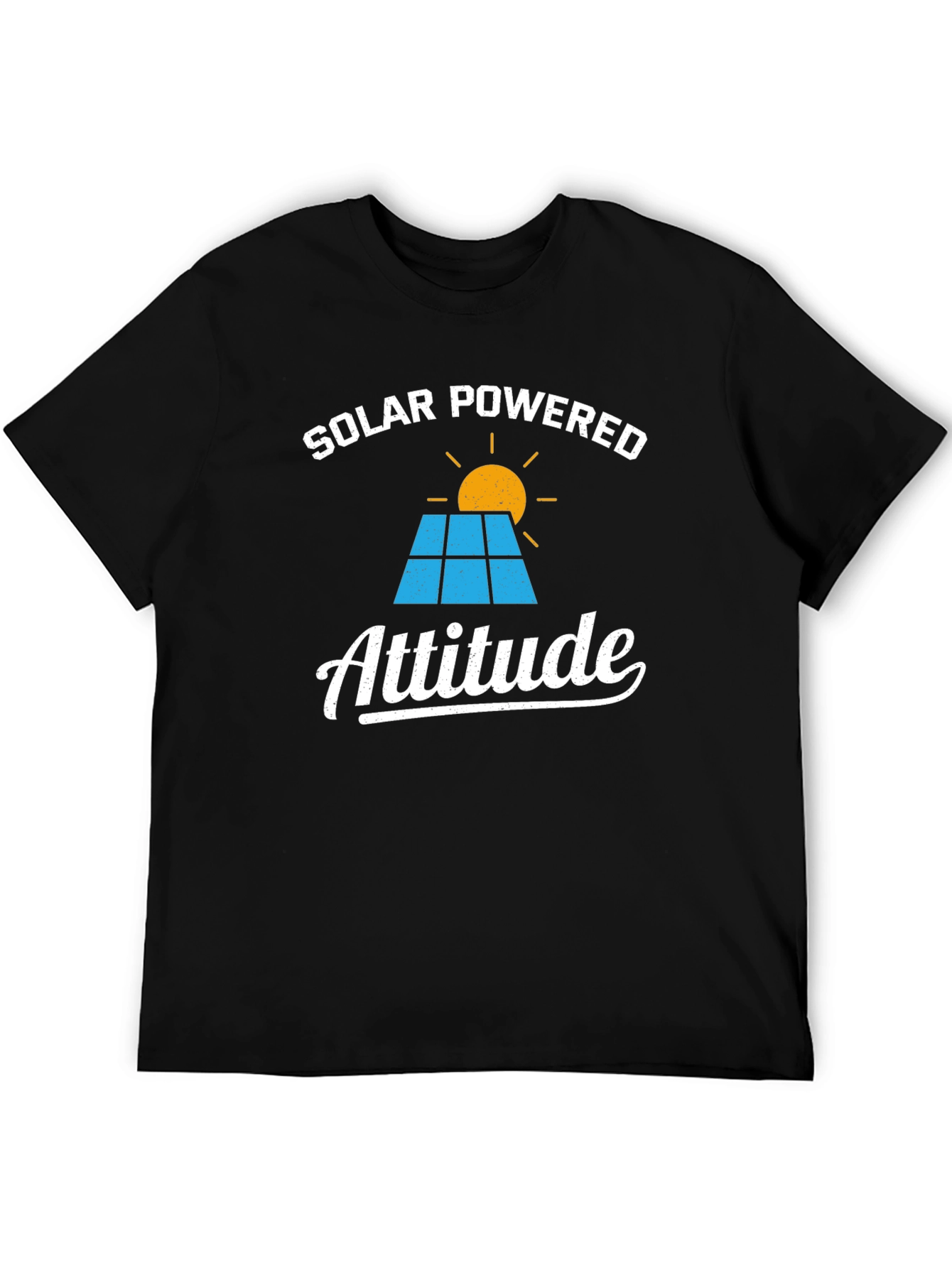 Solar Powered Attitude Graphic T-Shirt