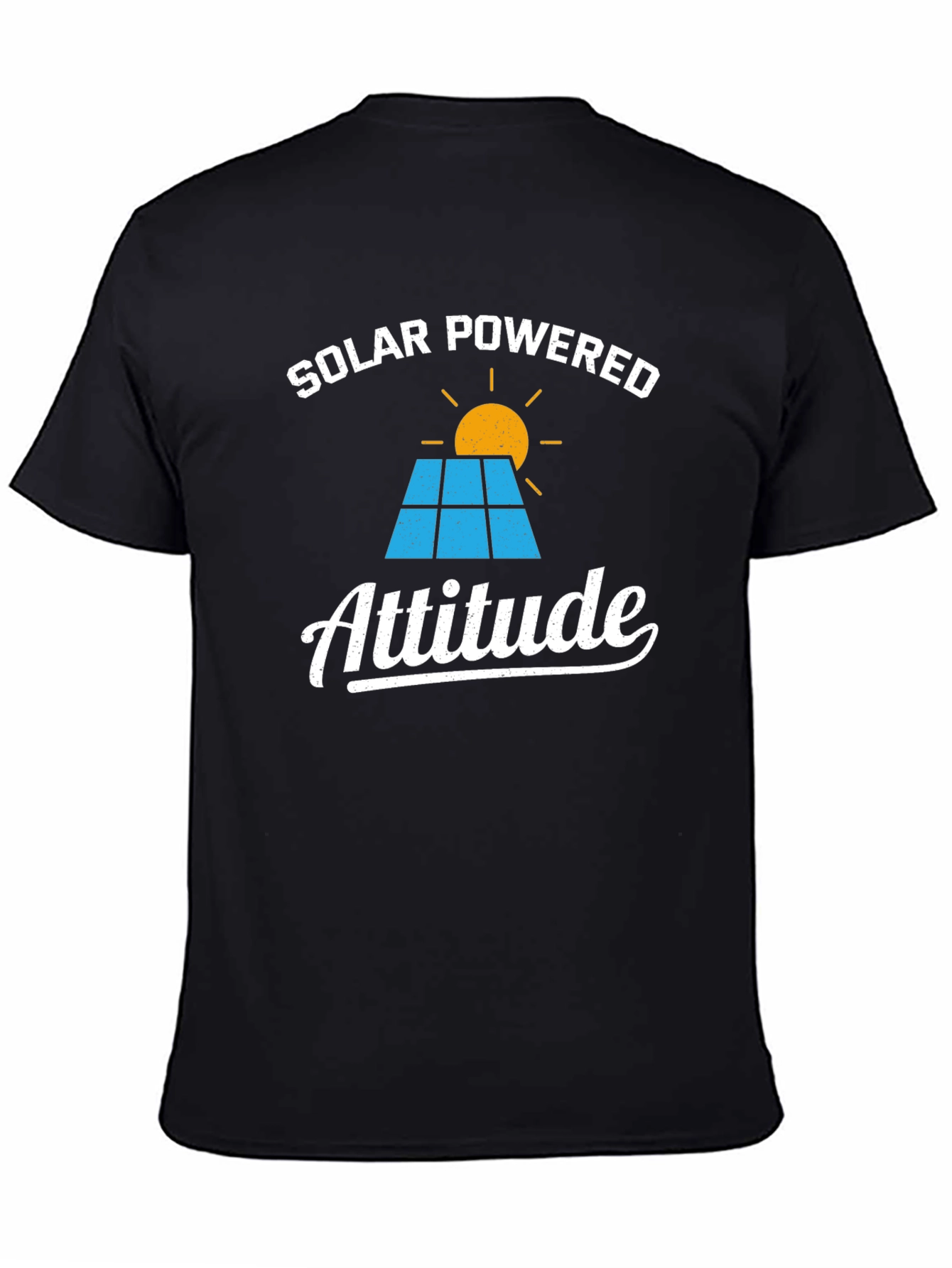 Solar Powered Attitude Graphic T-Shirt