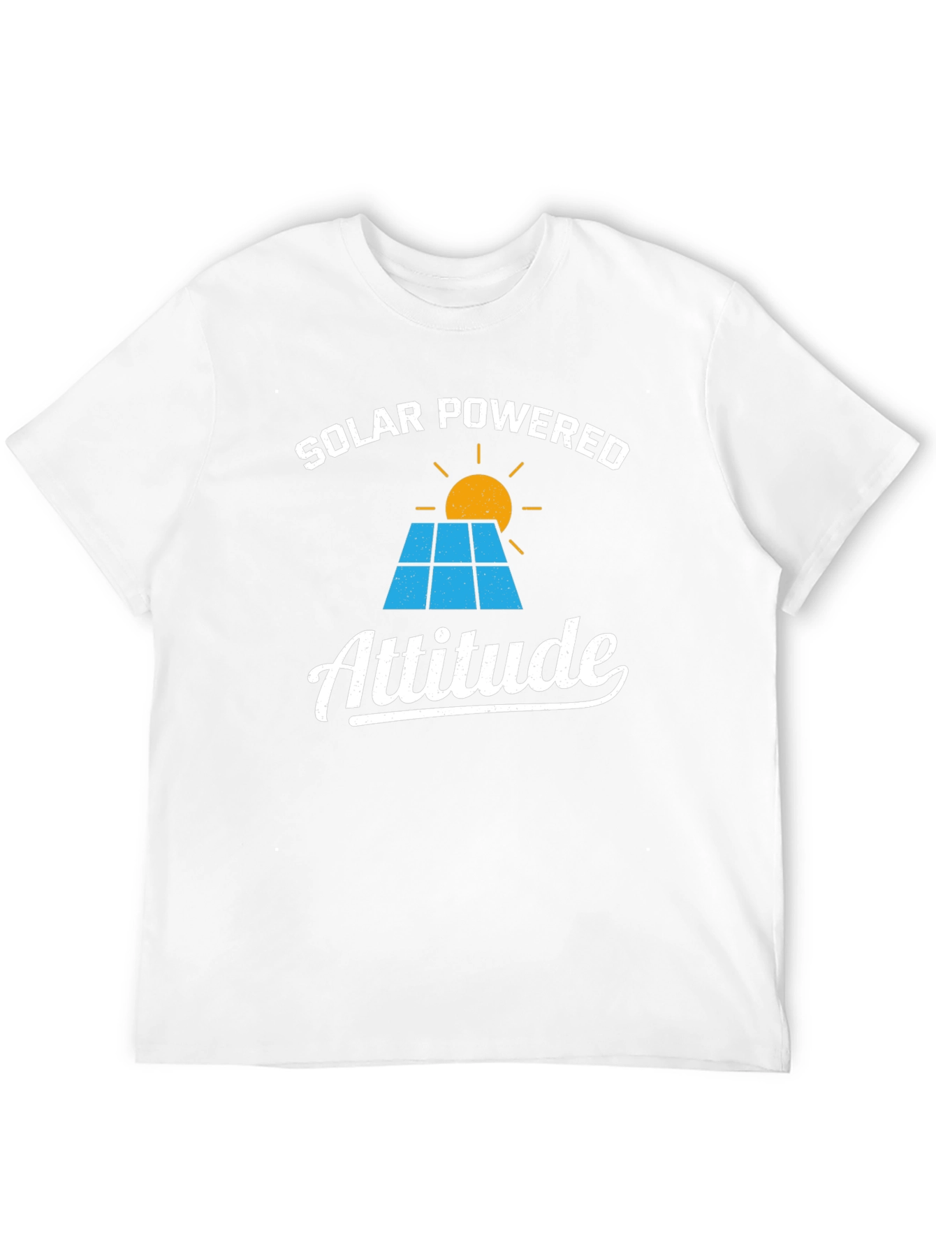 Solar Powered Attitude Graphic T-Shirt
