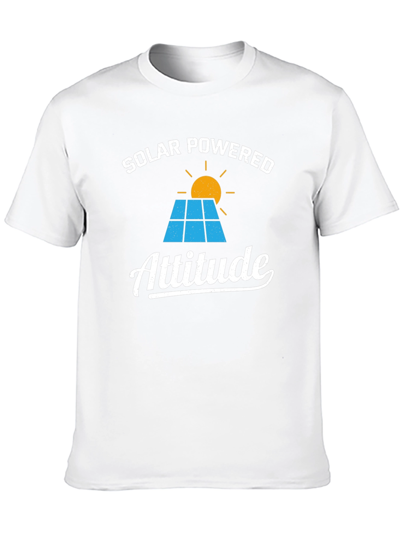 Solar Powered Attitude Graphic T-Shirt