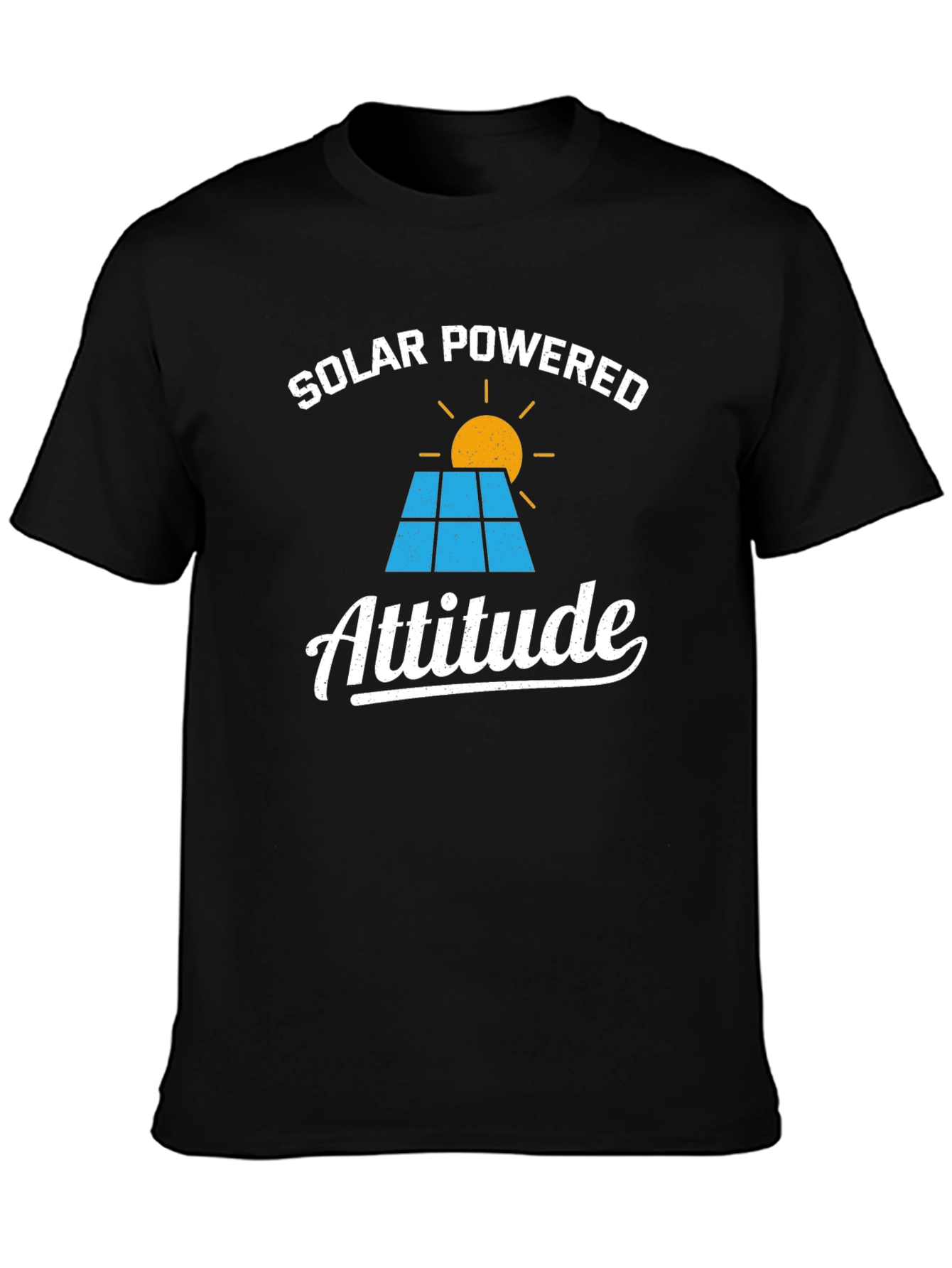 Solar Powered Attitude Graphic T-Shirt