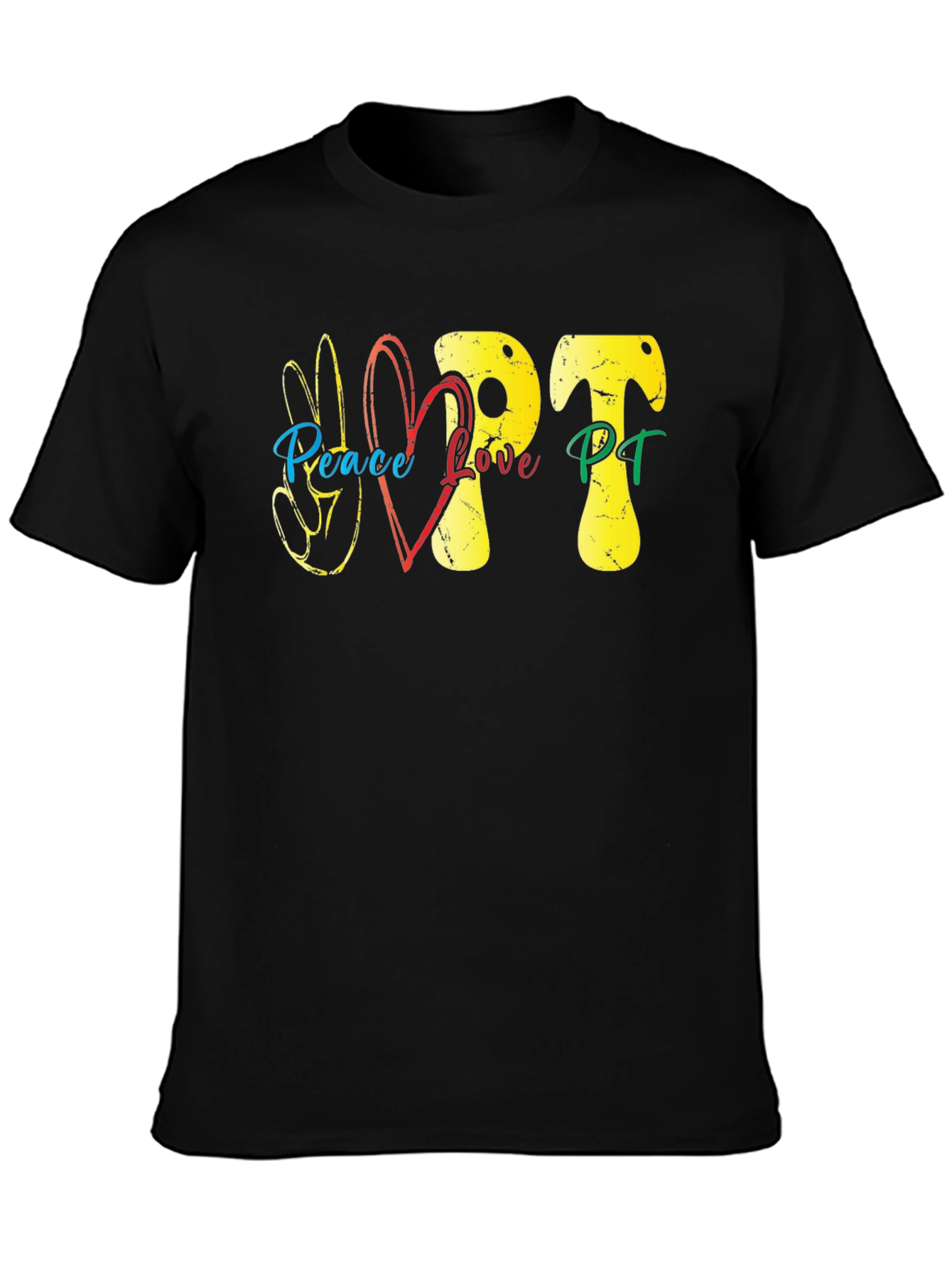Peace Love PT T-Shirt - Therapy Tee