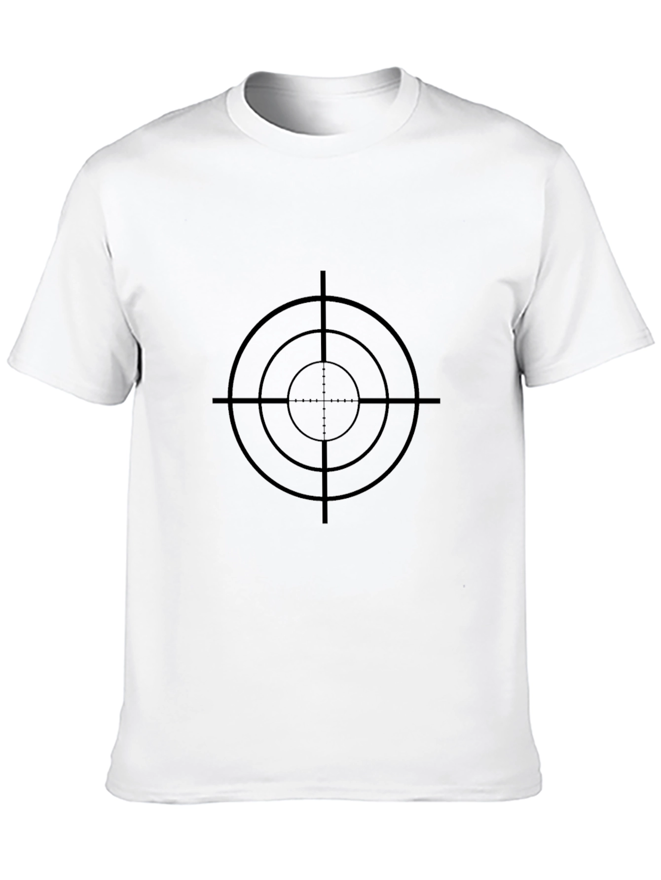 Target Graphic Black T-Shirt - Mens Short Sleeve