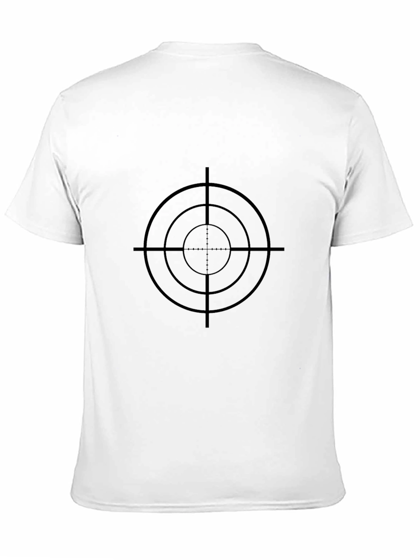 Target Graphic Black T-Shirt - Mens Short Sleeve