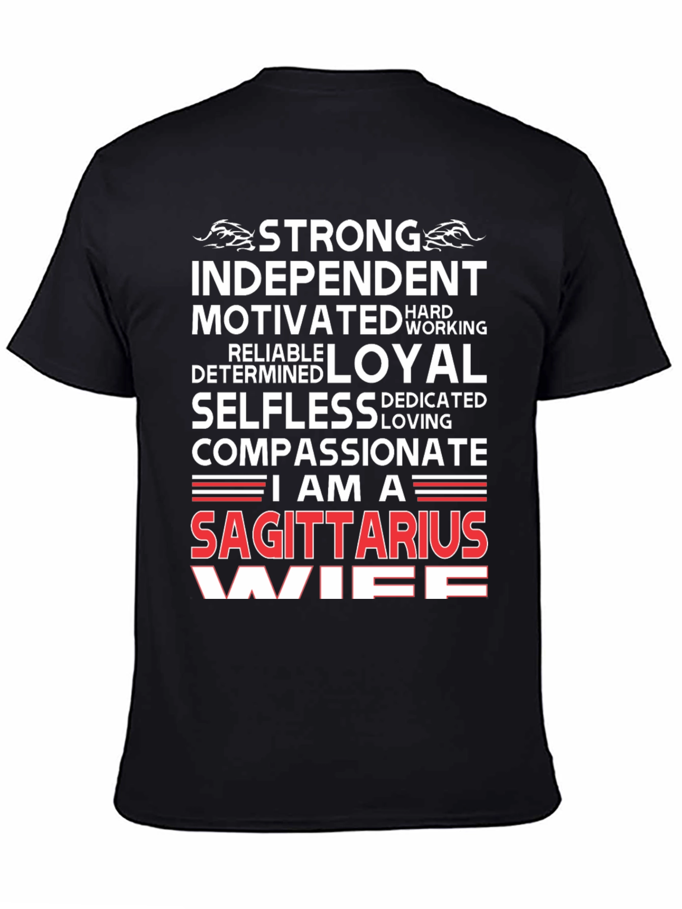Sagittarius Wife Graphic Tee - Zodiac T-Shirt