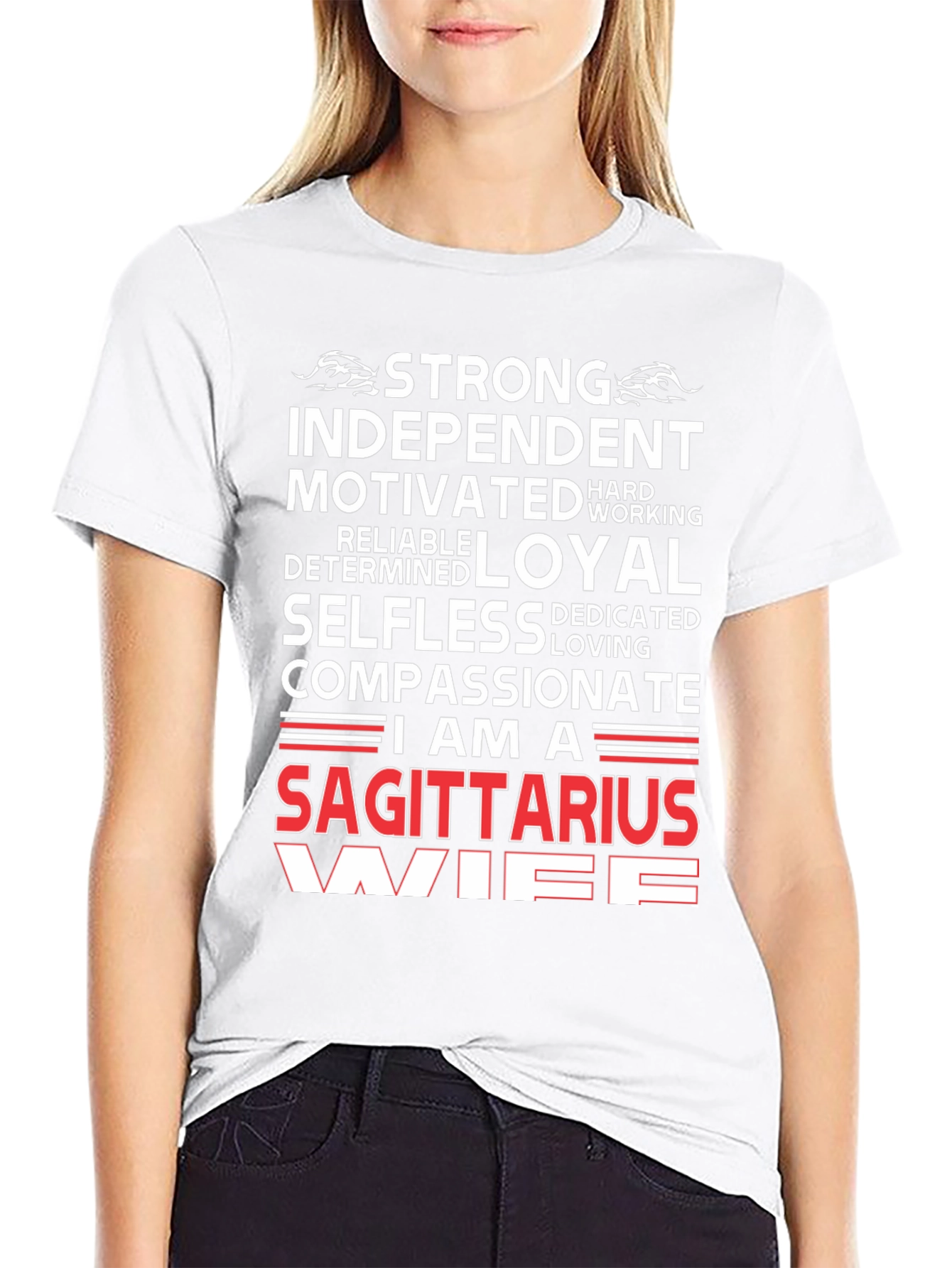 Sagittarius Wife Graphic Tee - Zodiac T-Shirt