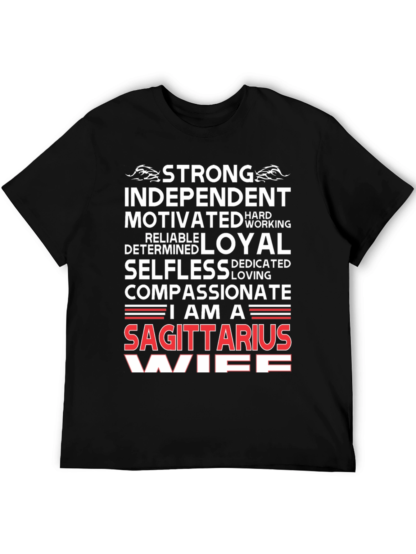 Sagittarius Wife Graphic Tee - Zodiac T-Shirt