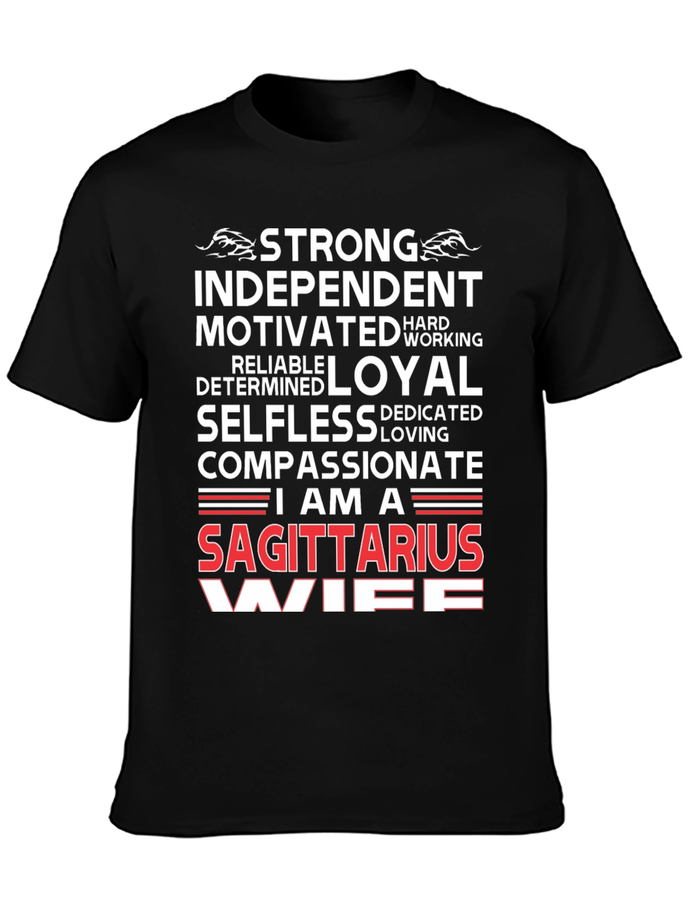 Sagittarius Wife Graphic Tee - Zodiac T-Shirt