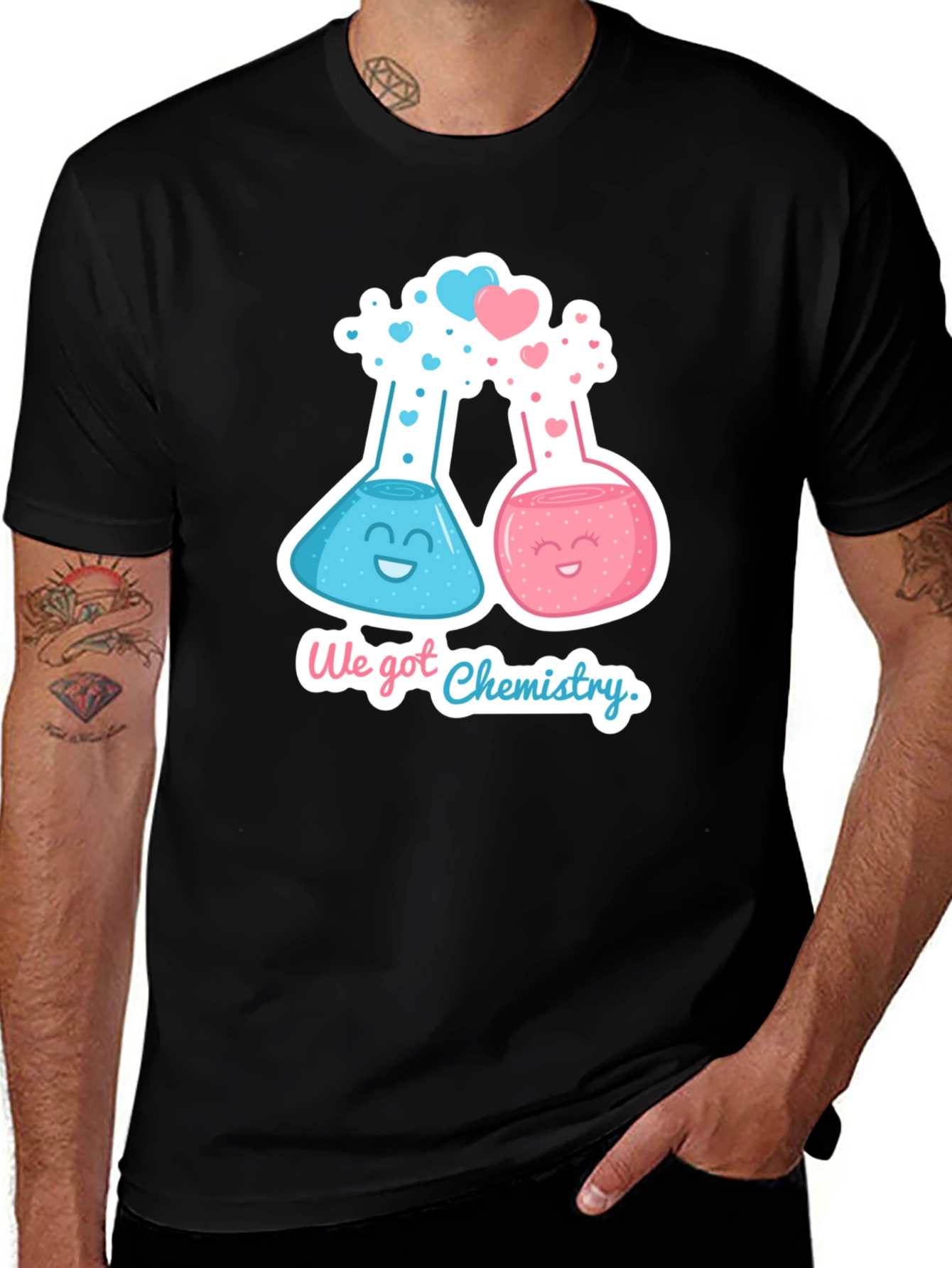 We Got Chemistry T-Shirt - Cute Science Love Tee