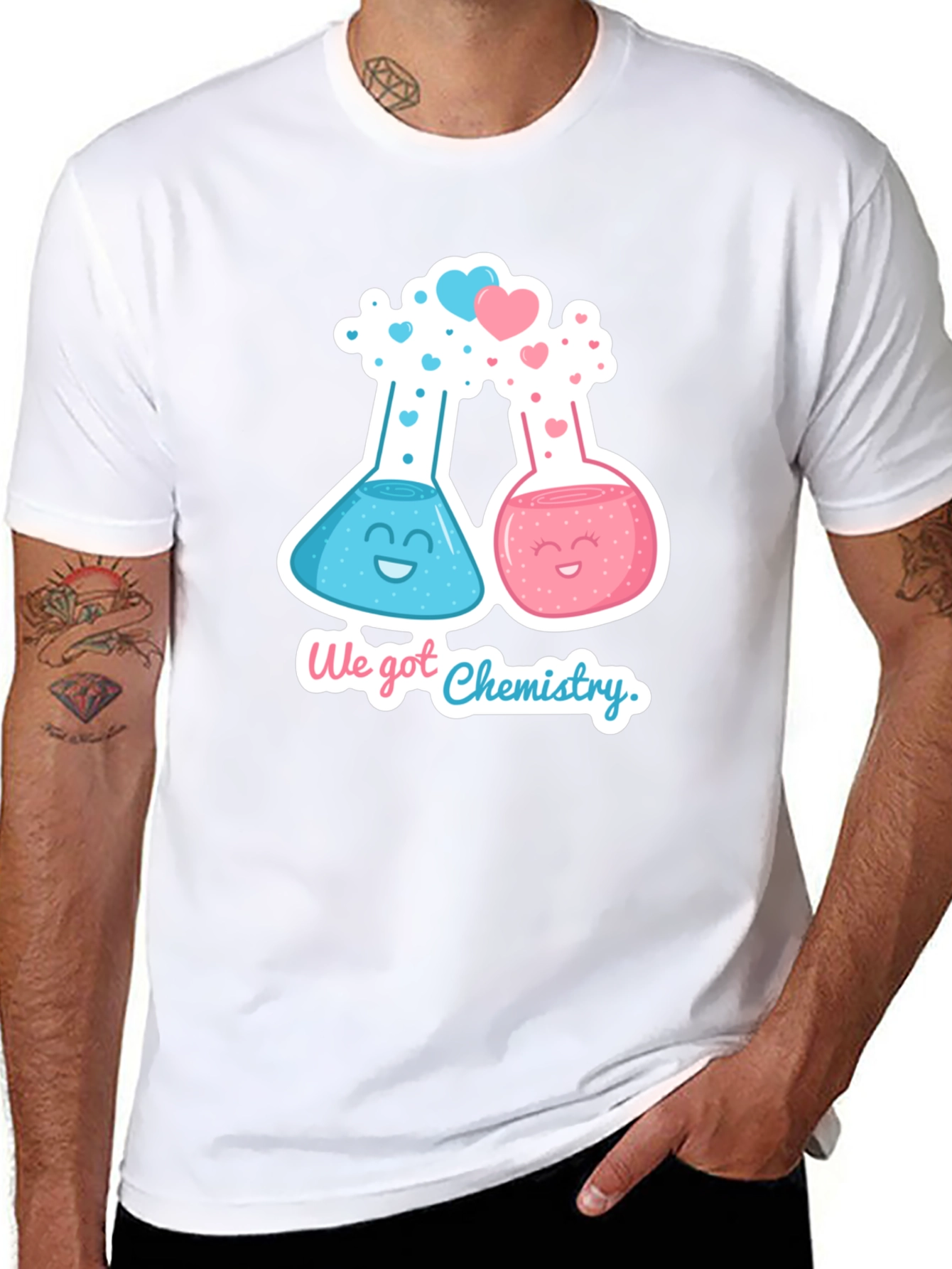 We Got Chemistry T-Shirt - Cute Science Love Tee