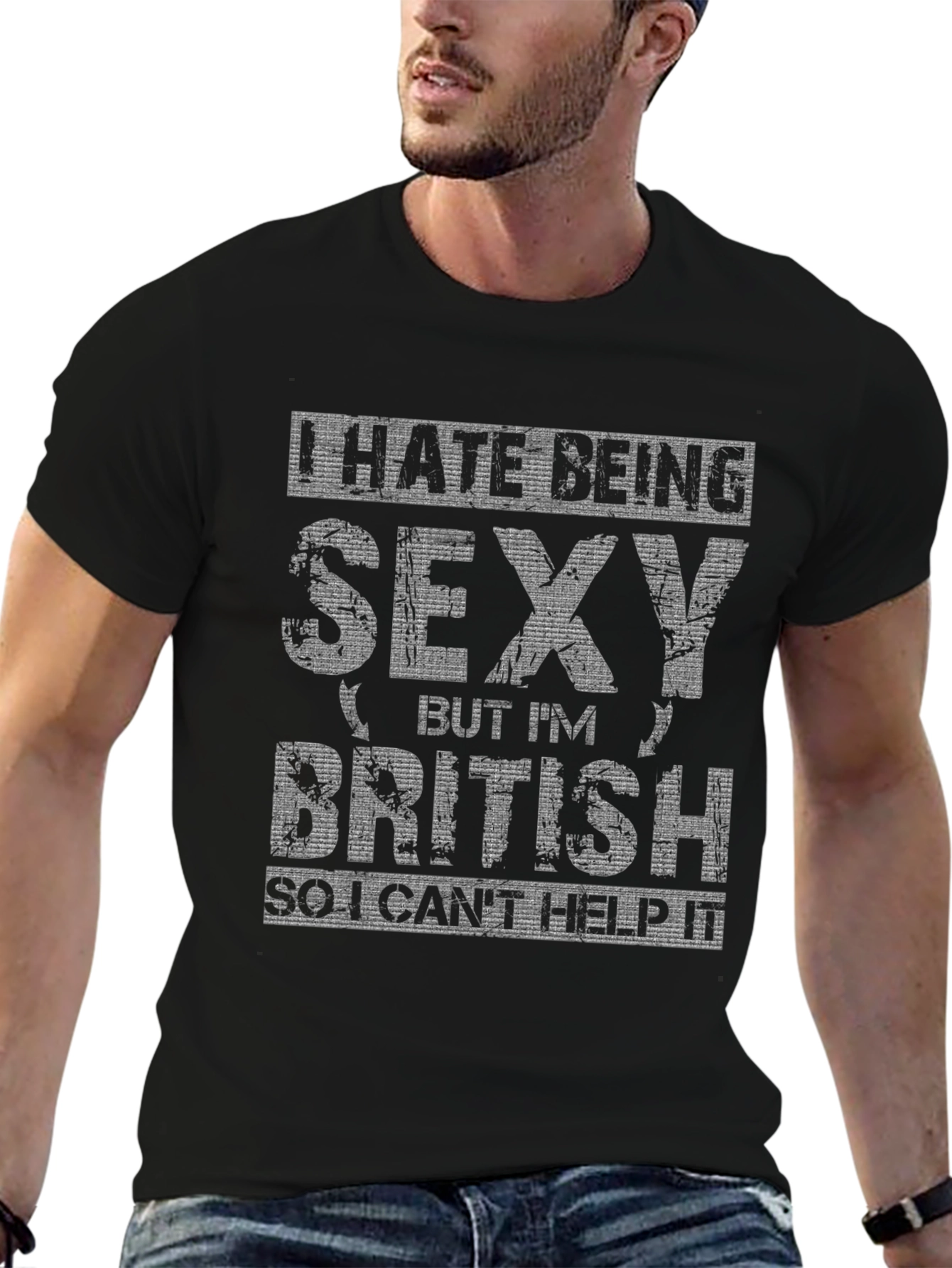 Funny British Sexy Graphic T-Shirt