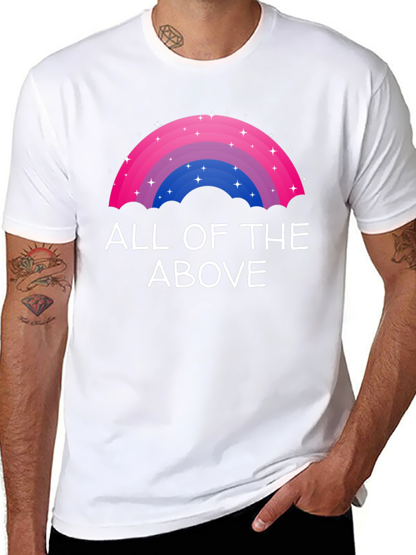Bisexual Pride Rainbow All of the Above T-Shirt