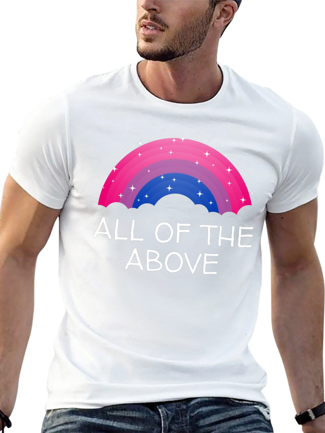 Bisexual Pride Rainbow All of the Above T-Shirt