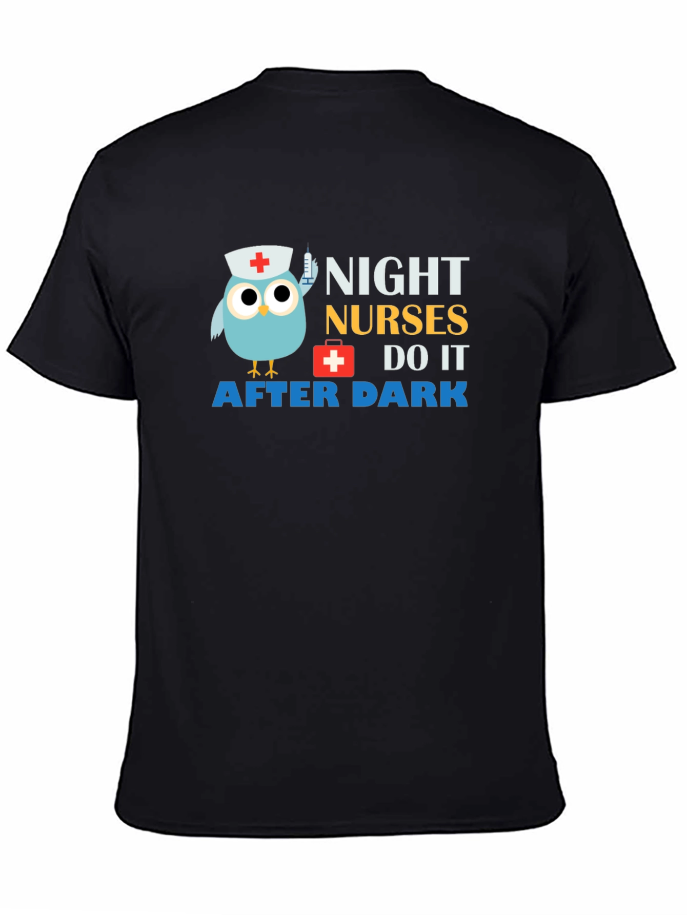 Night Nurses Owl T-Shirt Funny Nurse Tee