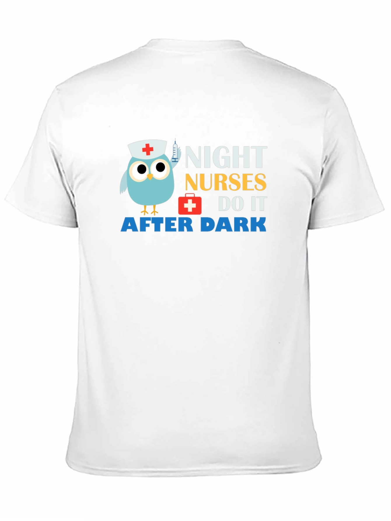 Night Nurses Owl T-Shirt Funny Nurse Tee