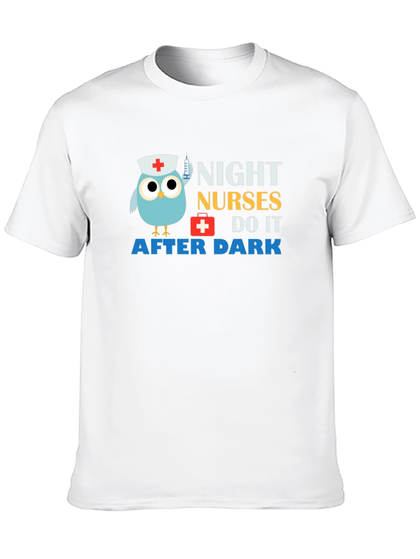 Night Nurses Owl T-Shirt Funny Nurse Tee