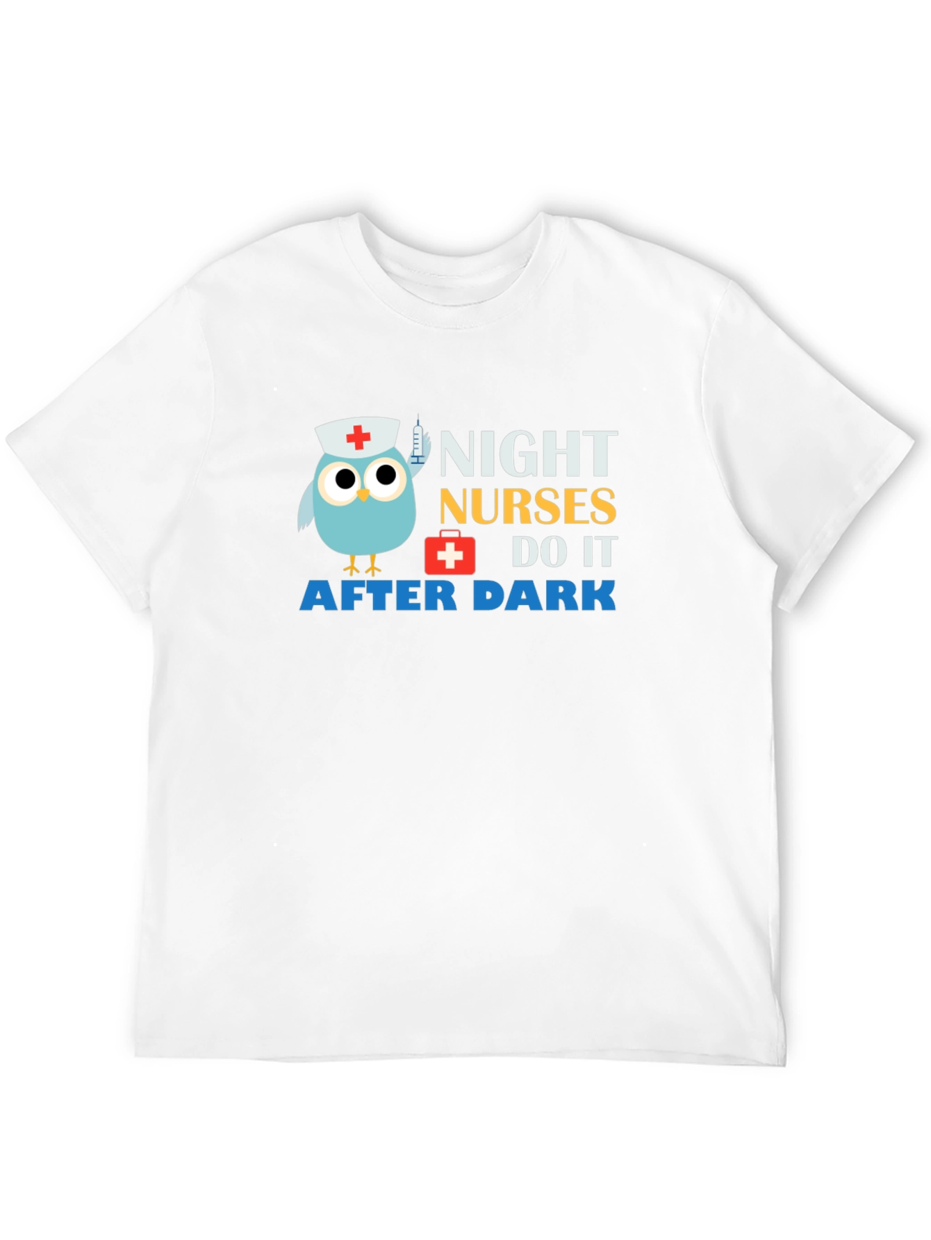 Night Nurses Owl T-Shirt Funny Nurse Tee