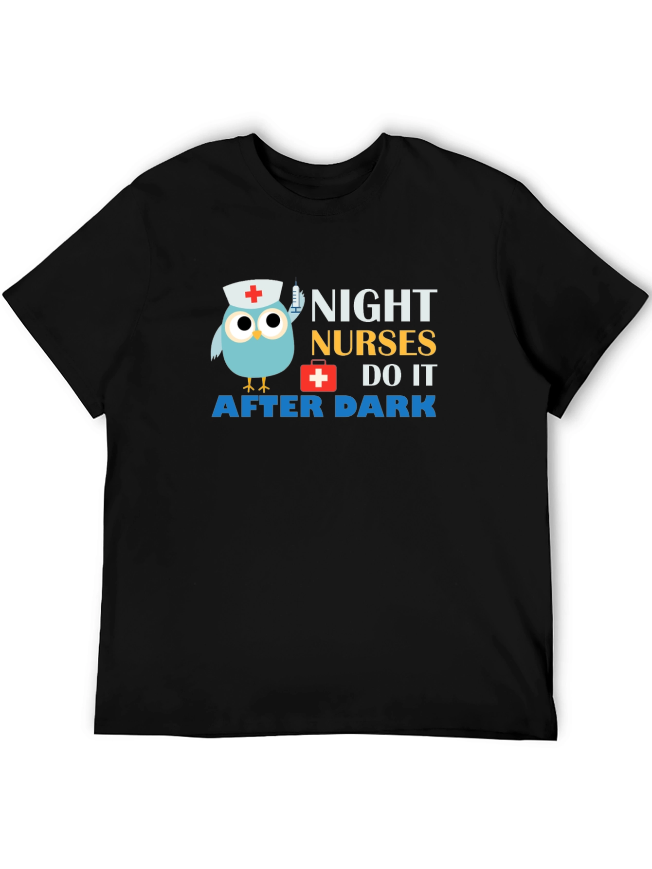Night Nurses Owl T-Shirt Funny Nurse Tee