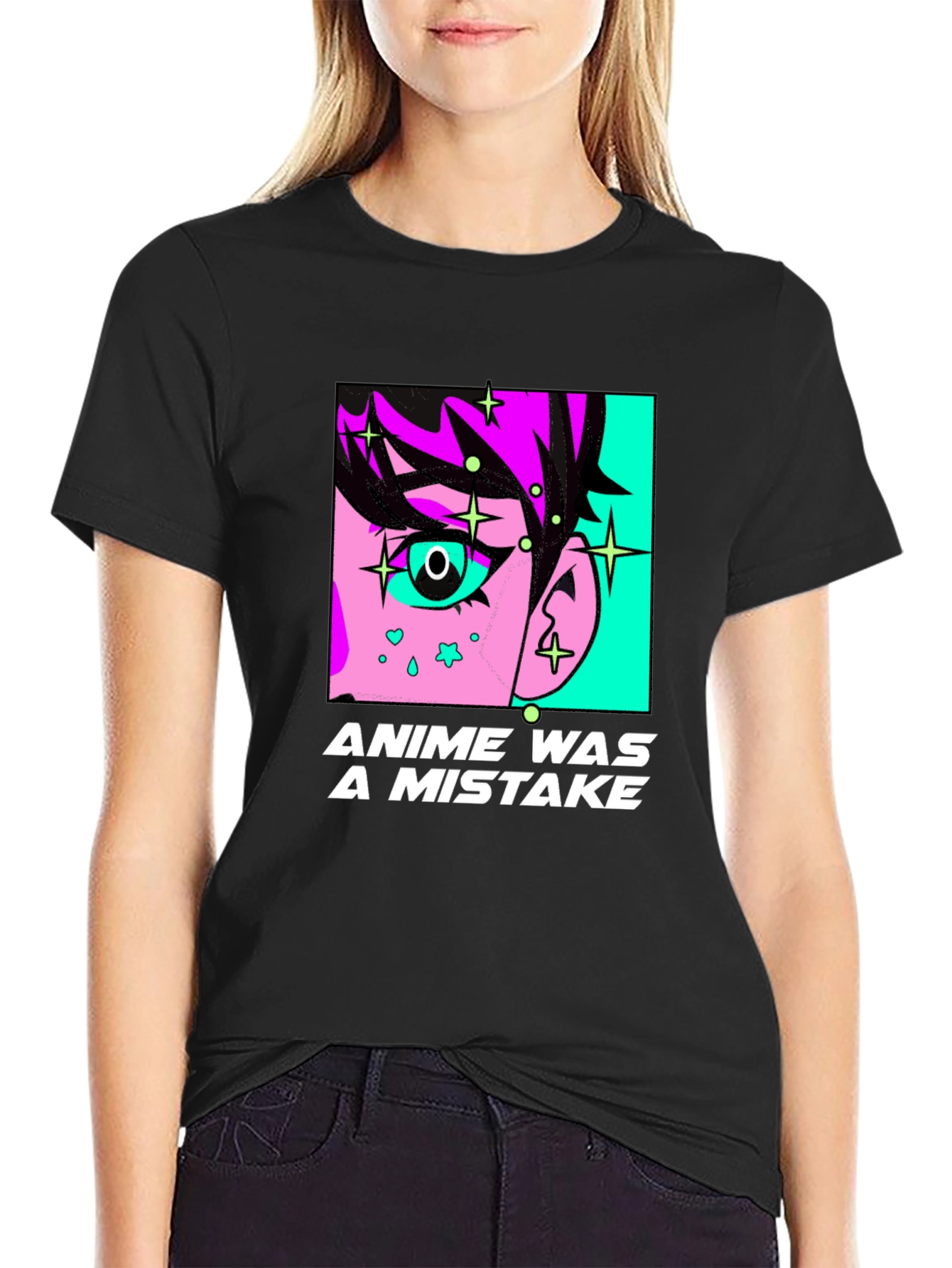 Anime Mistake Graphic T-Shirt