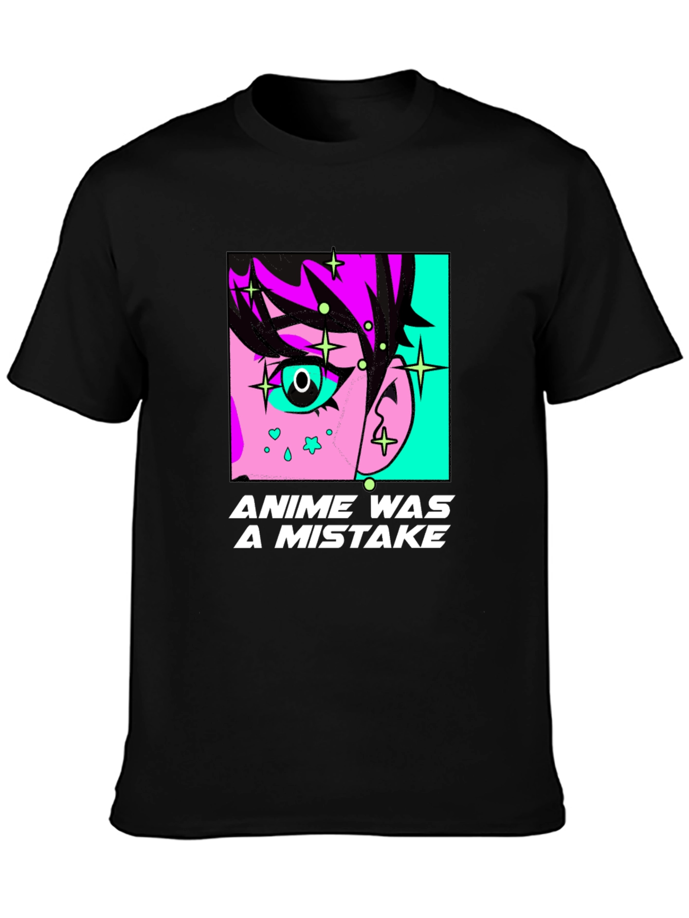 Anime Mistake Graphic T-Shirt