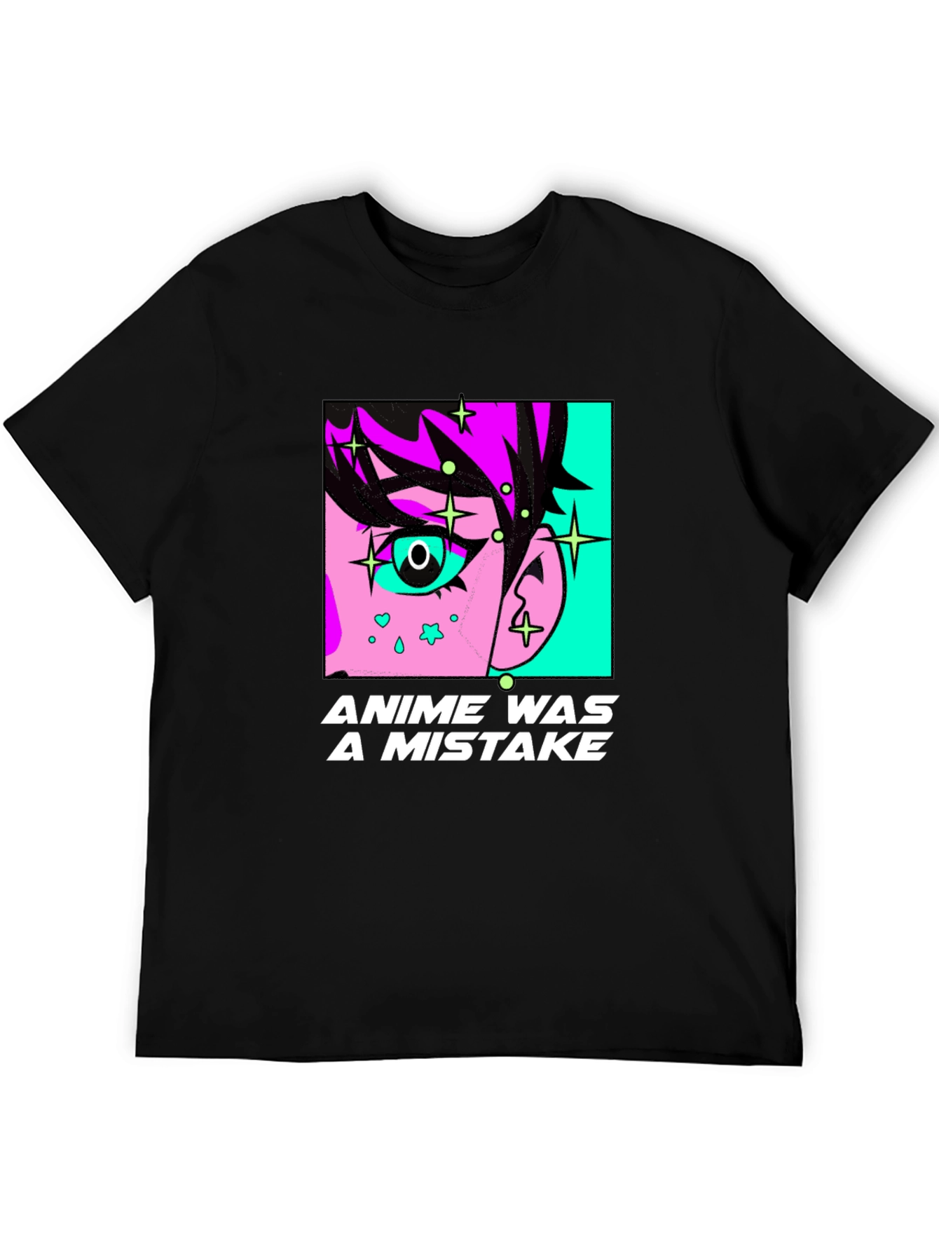Anime Mistake Graphic T-Shirt