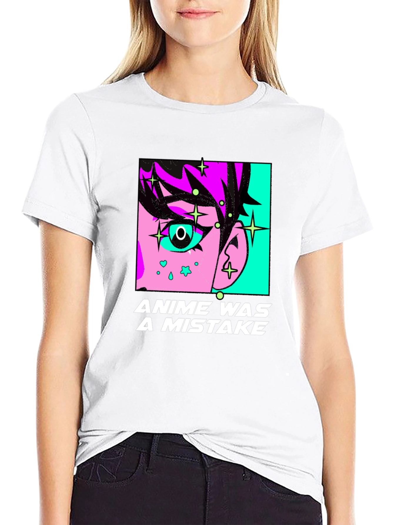 Anime Mistake Graphic T-Shirt