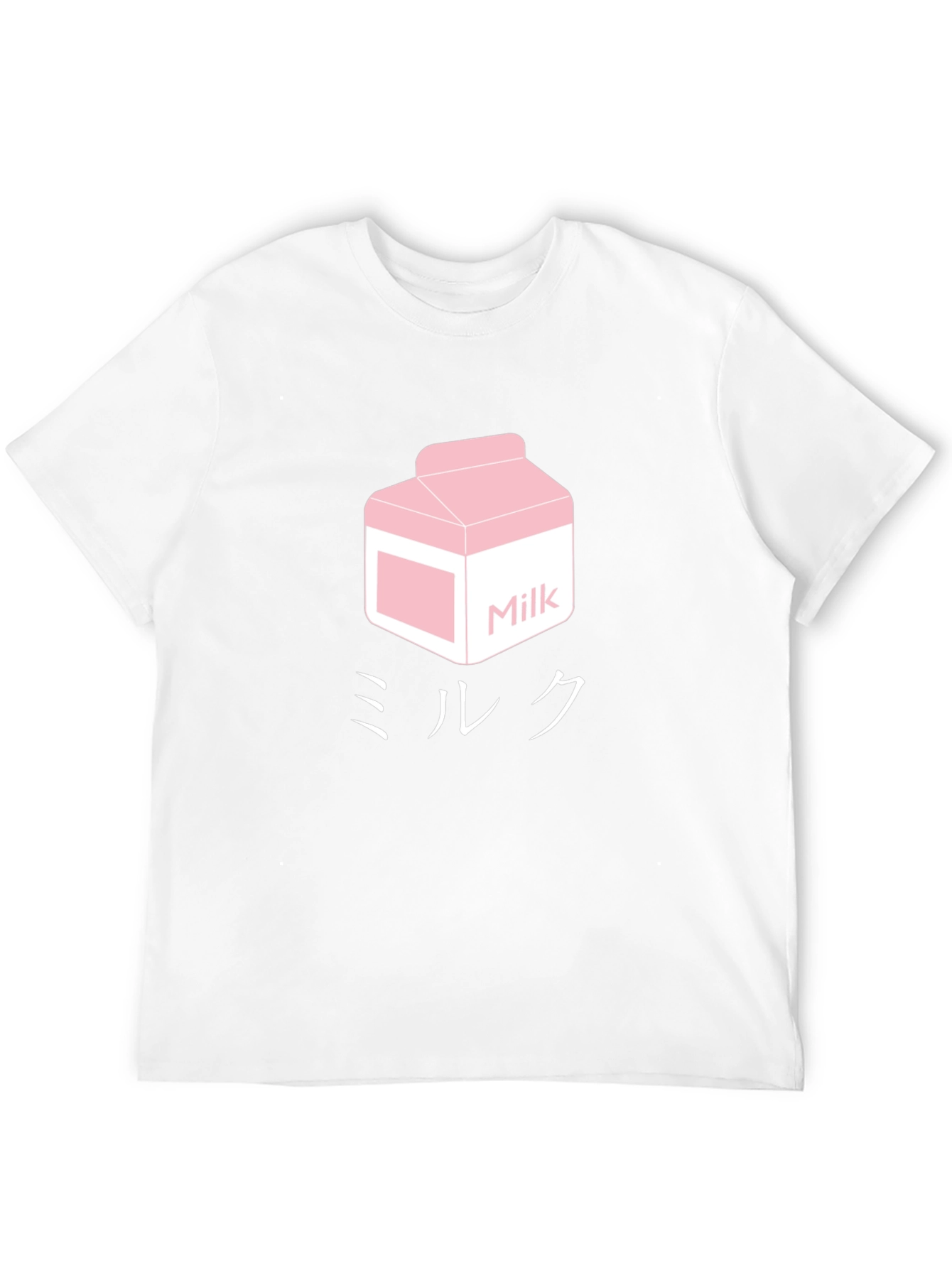 Milk Carton Graphic Tee - Kawaii Style