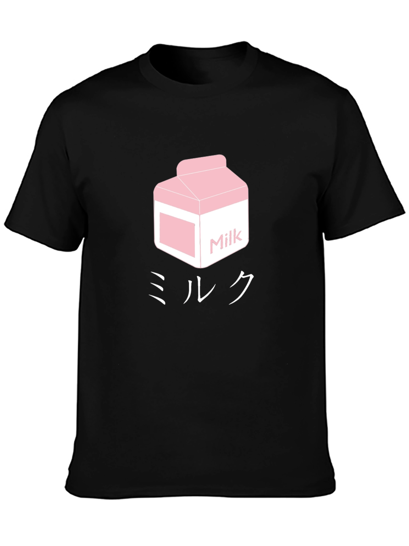 Milk Carton Graphic Tee - Kawaii Style