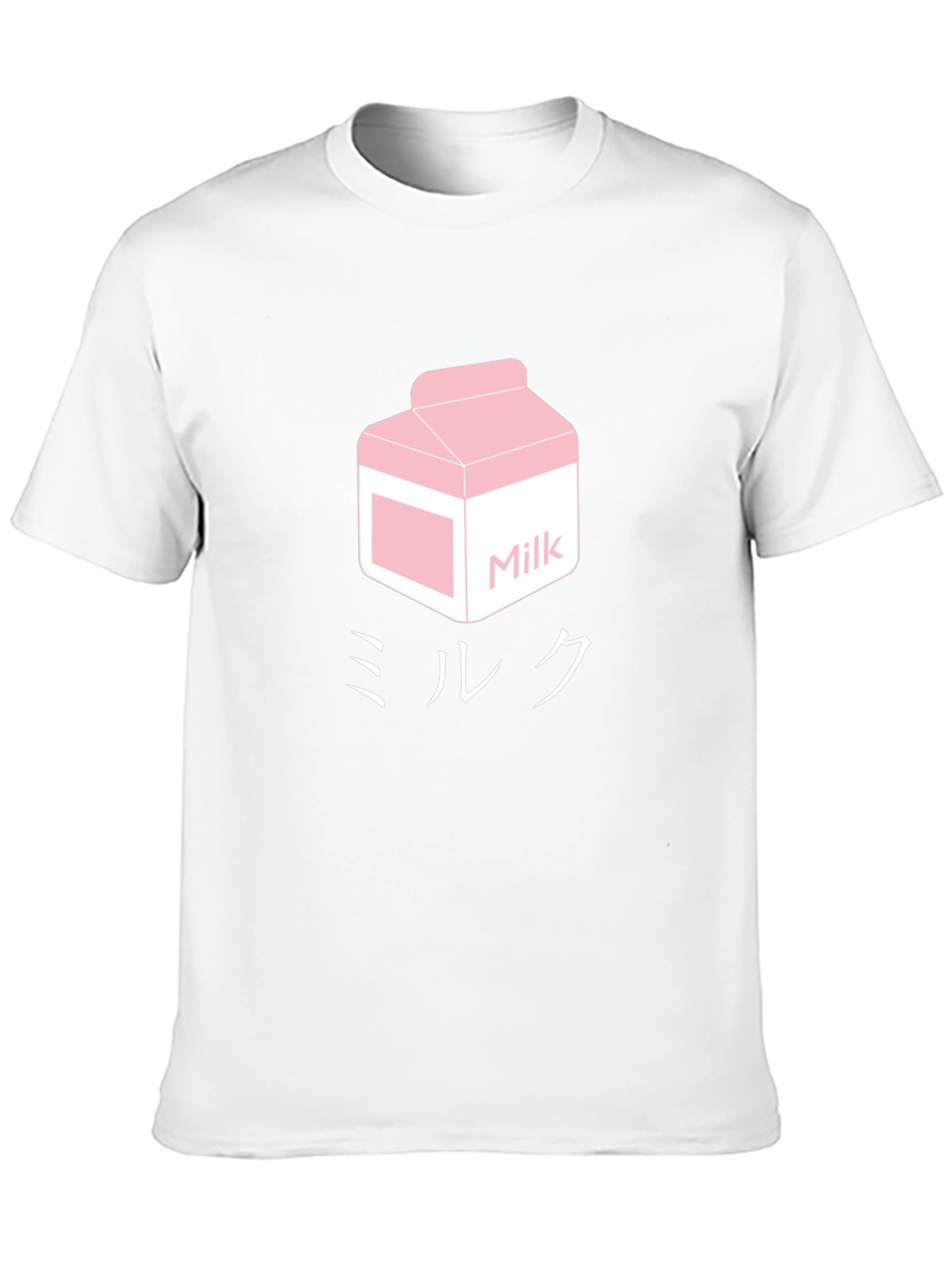 Milk Carton Graphic Tee - Kawaii Style