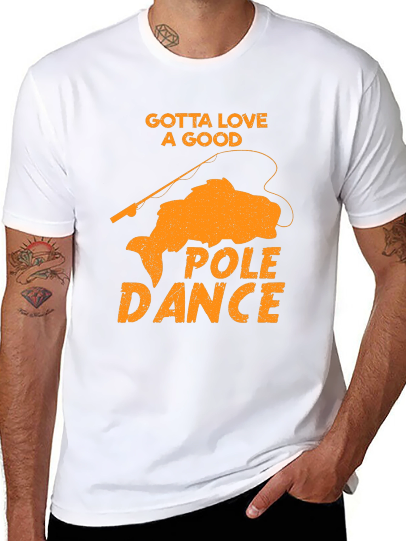 Gotta Love A Good Pole Dance Black Graphic Tee