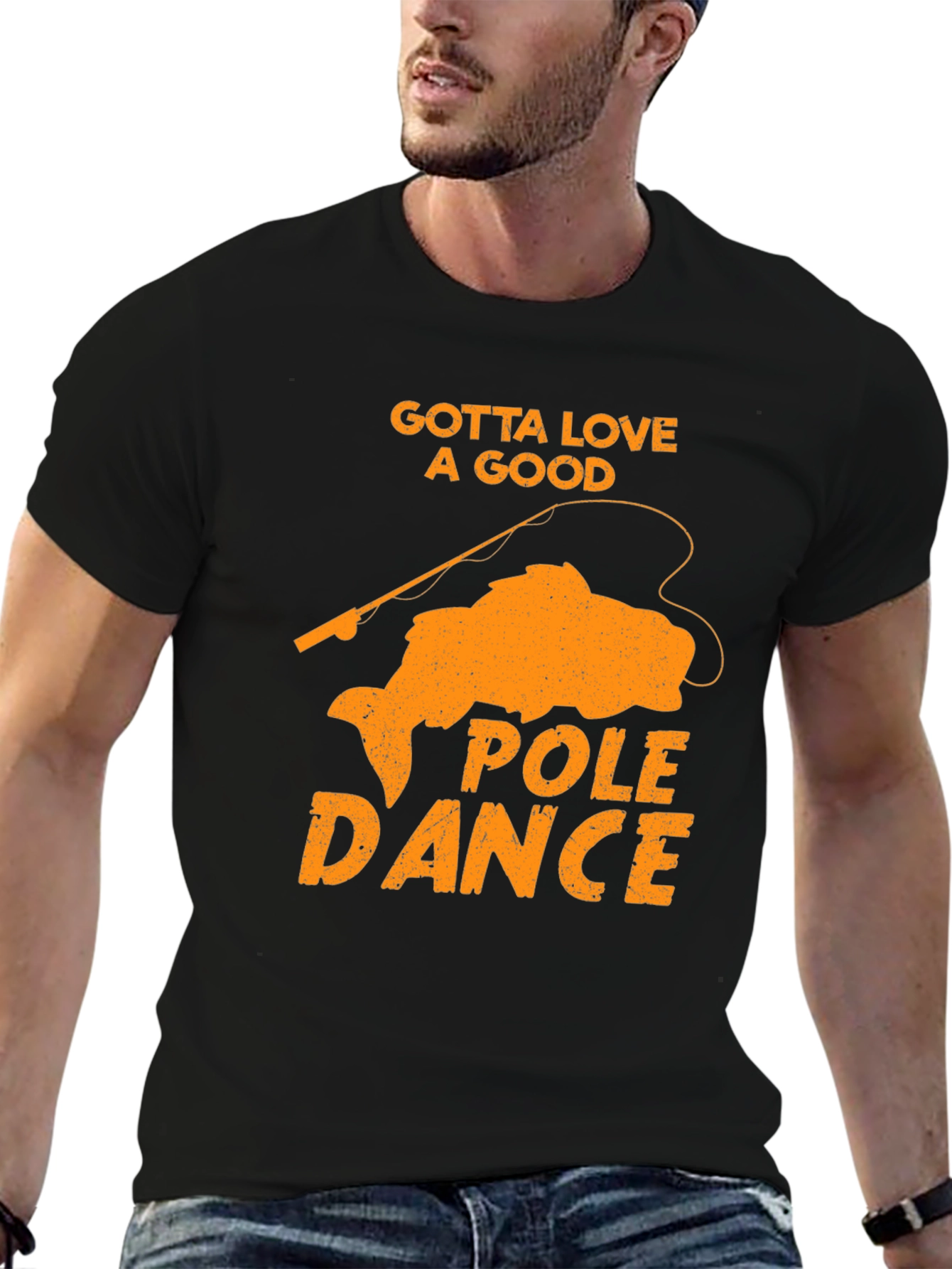 Gotta Love A Good Pole Dance Black Graphic Tee