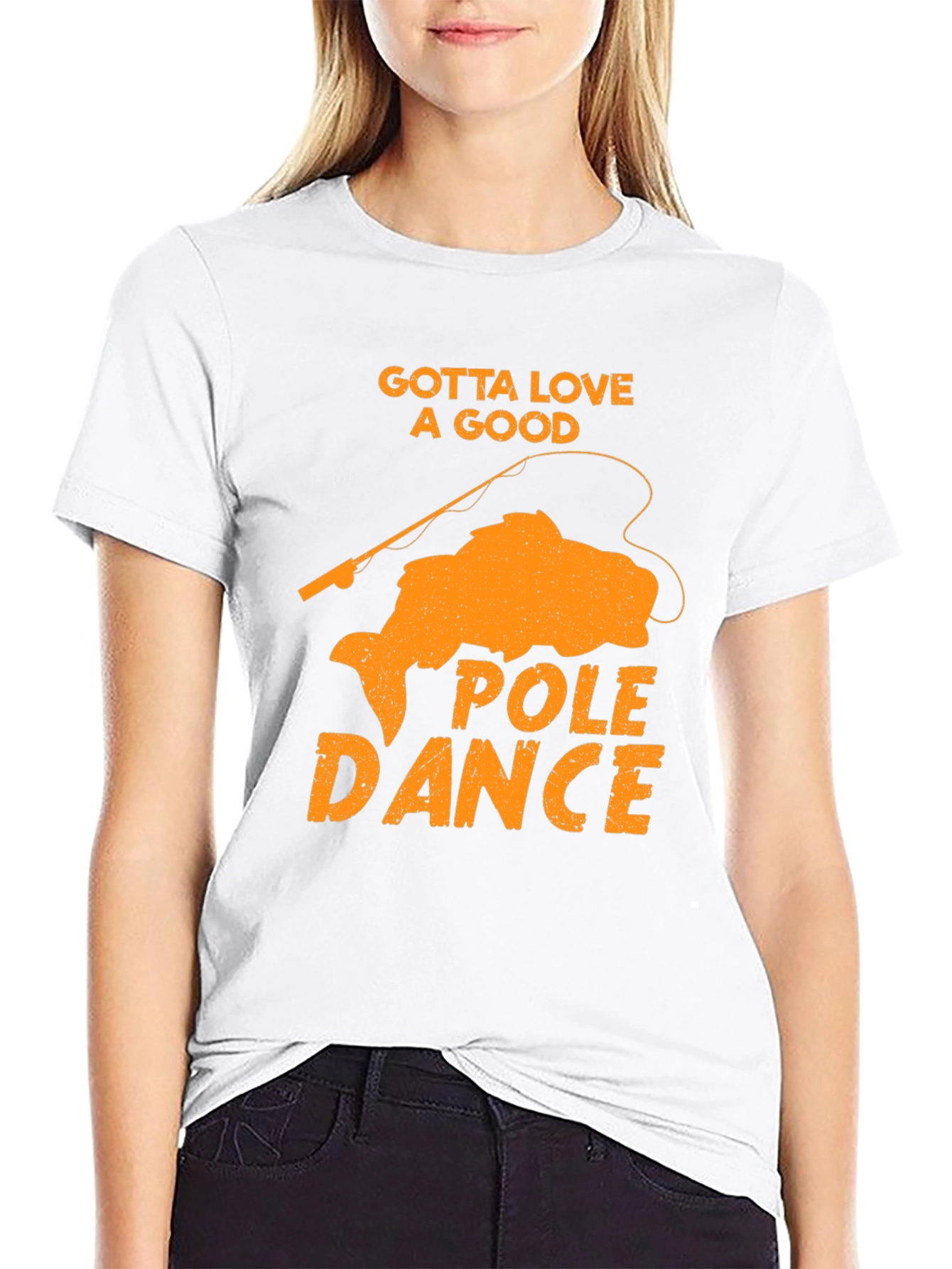 Gotta Love A Good Pole Dance Black Graphic Tee