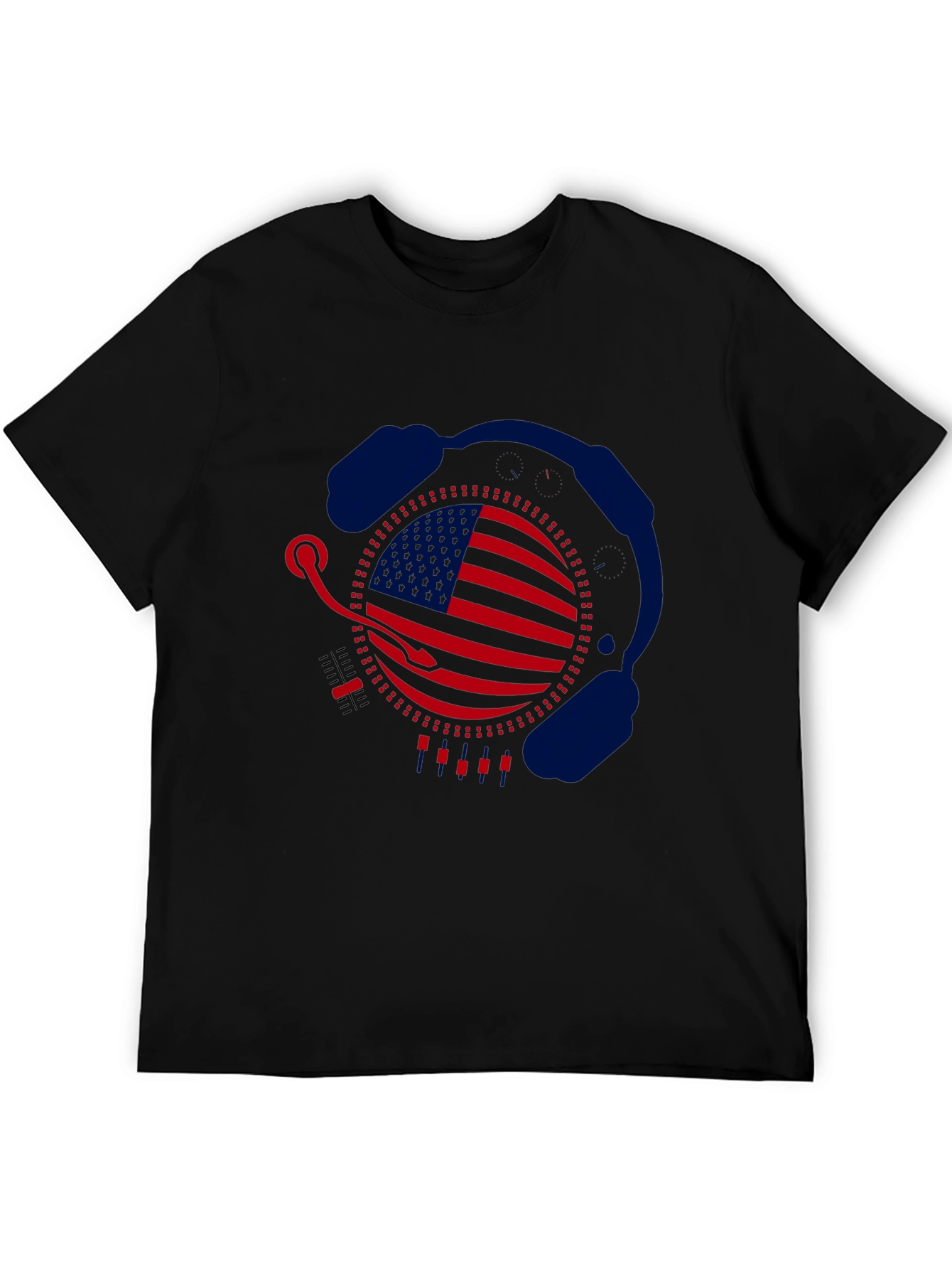 American DJ Headphone Graphic T-Shirt