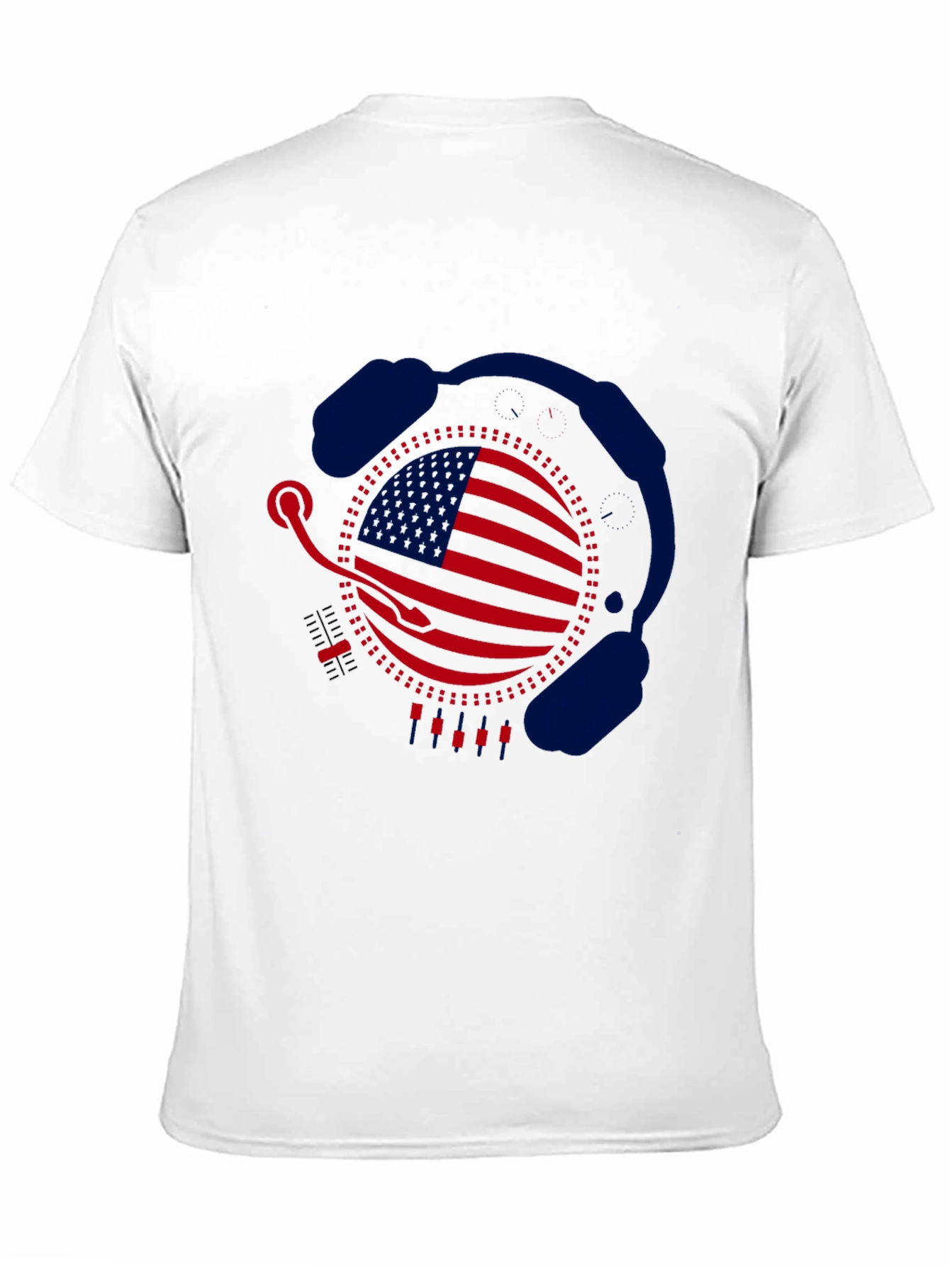 American DJ Headphone Graphic T-Shirt