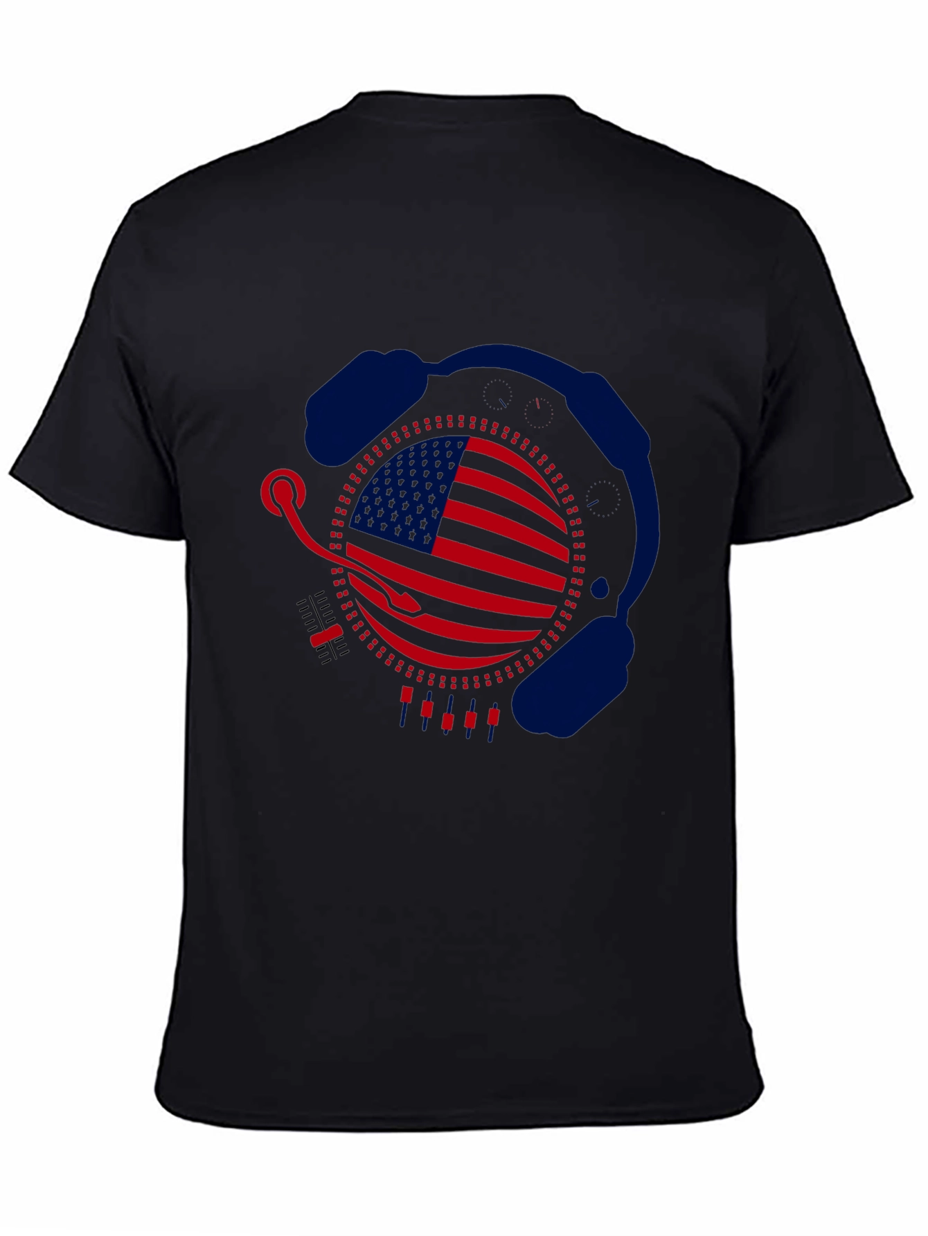American DJ Headphone Graphic T-Shirt