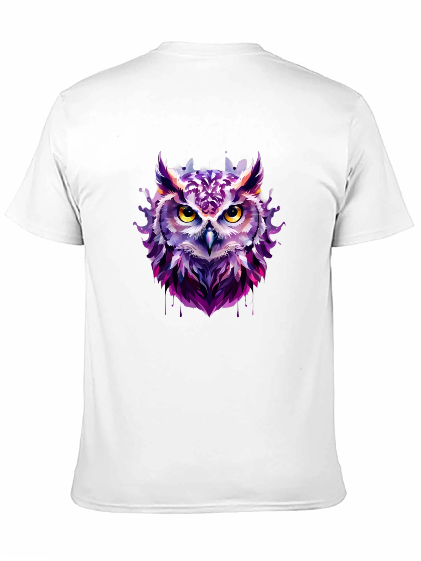 Artistic Owl Graphic Tee - Unique Design