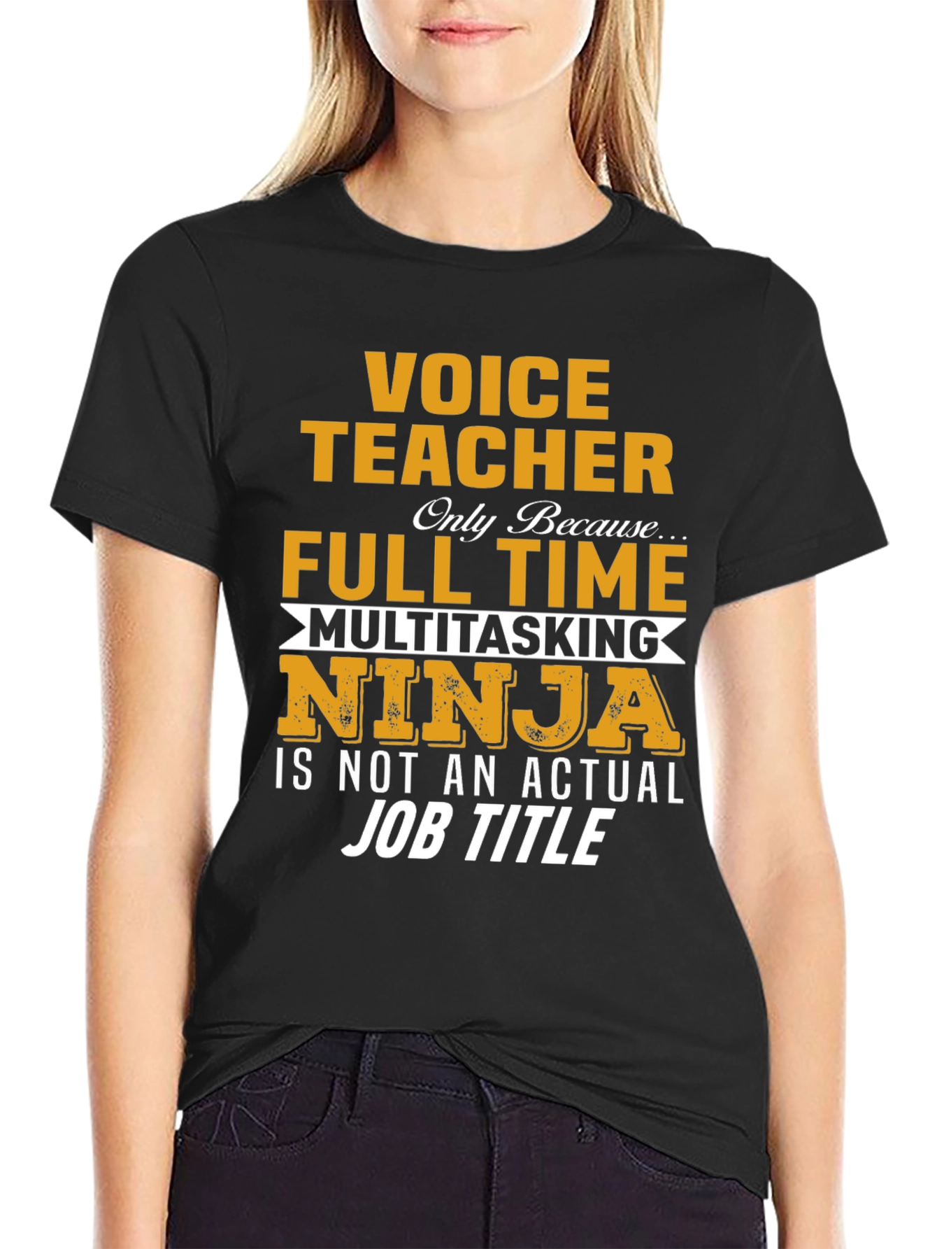 Voice Teacher T-Shirt: Multitasking Ninja