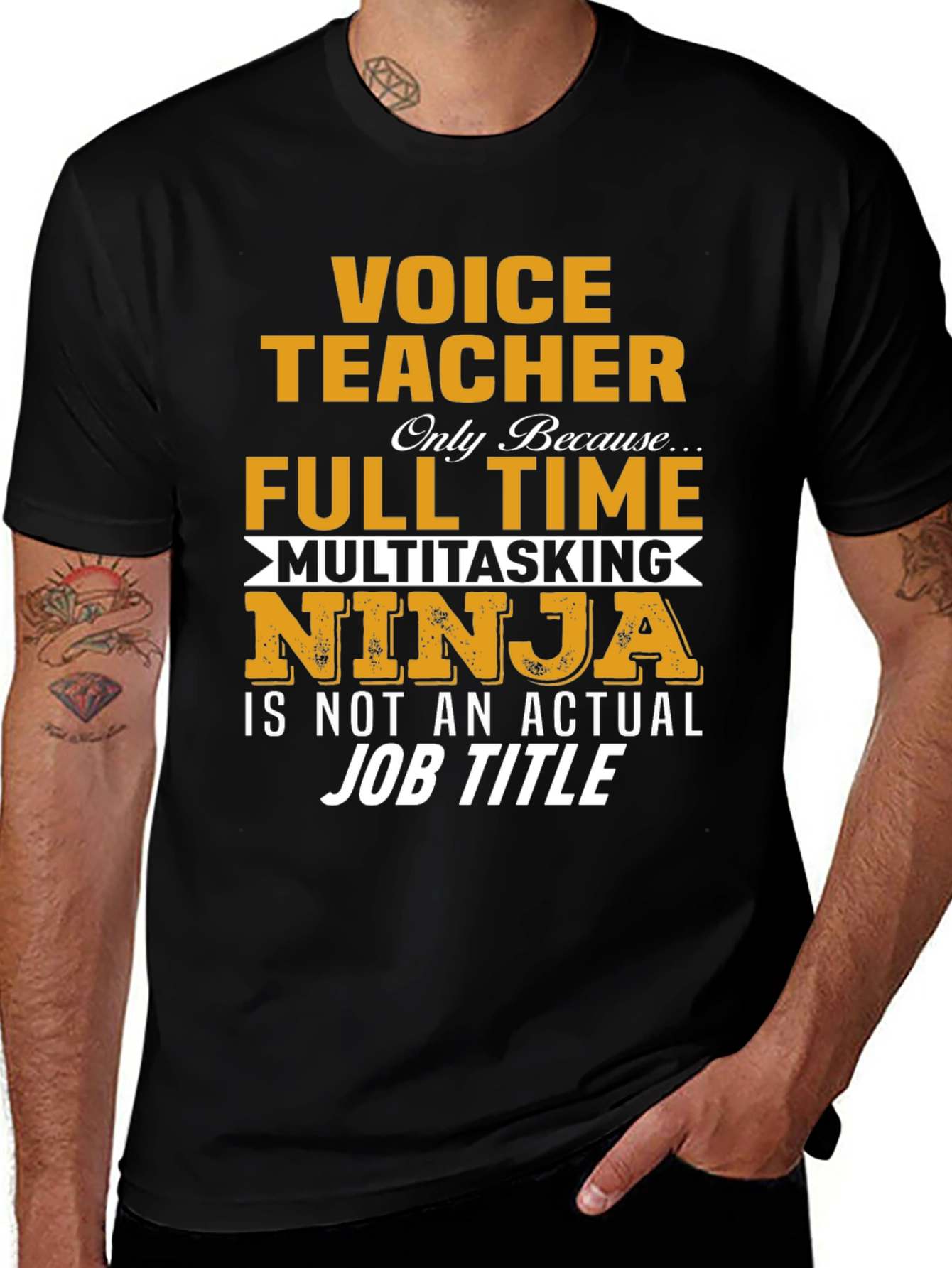 Voice Teacher T-Shirt: Multitasking Ninja