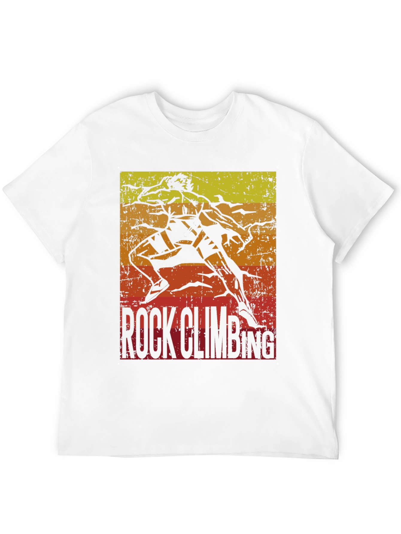Rock Climbing Retro Graphic T-Shirt