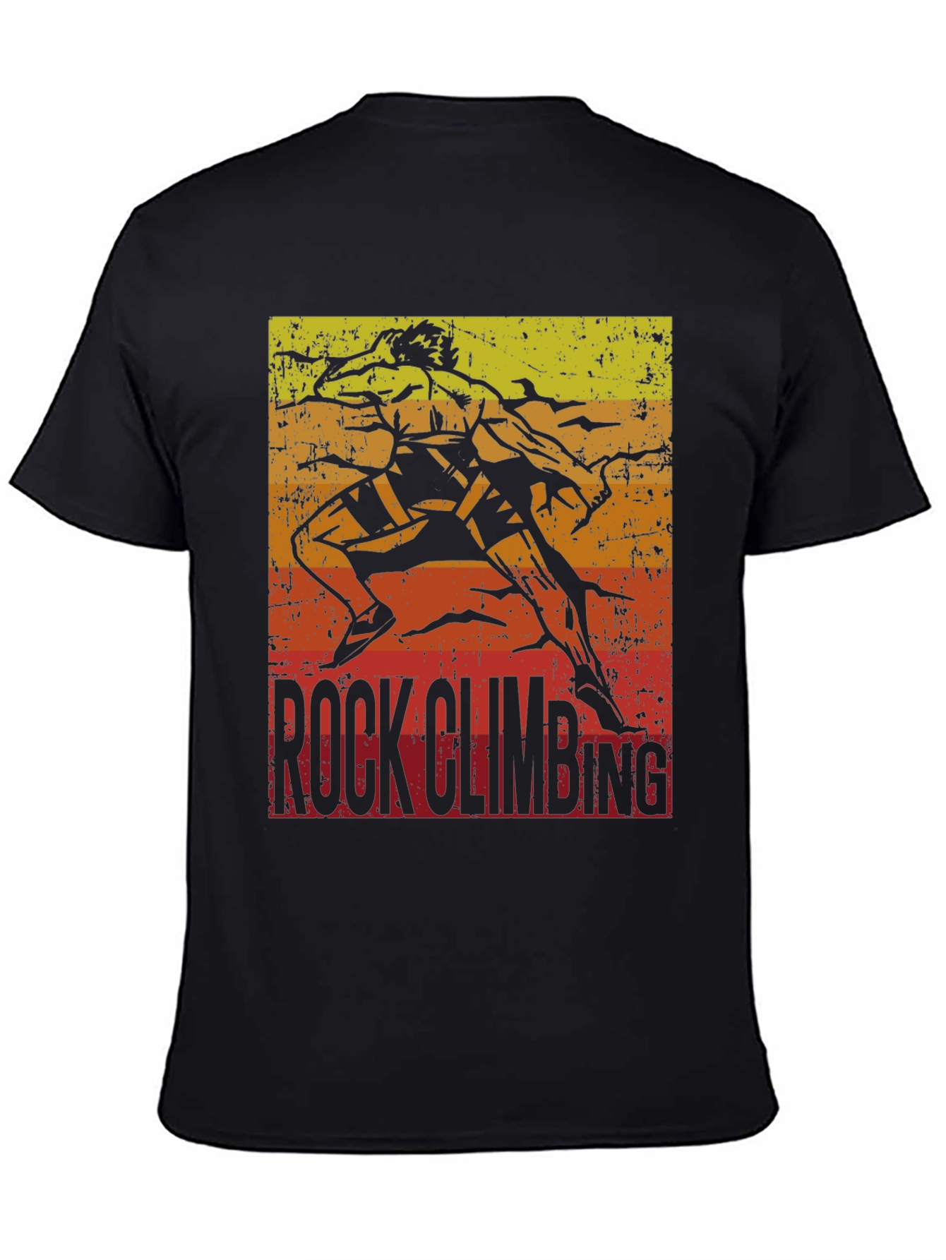 Rock Climbing Retro Graphic T-Shirt