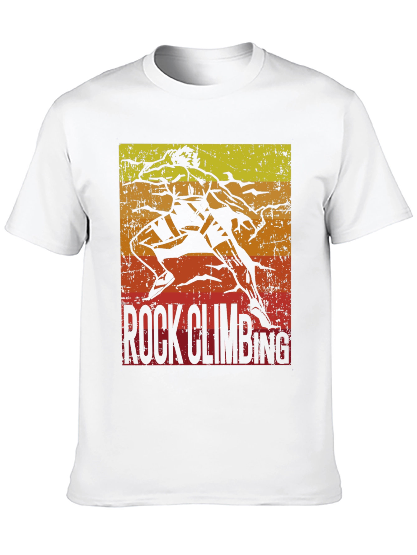 Rock Climbing Retro Graphic T-Shirt