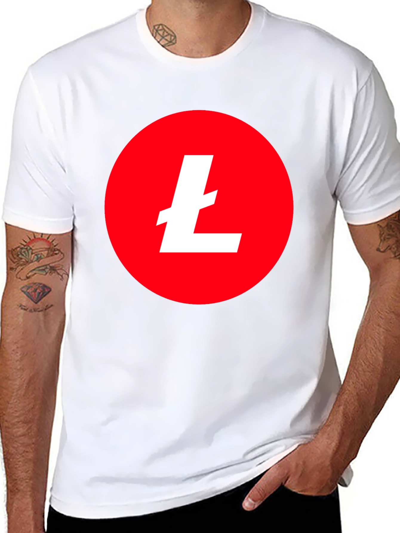 Litecoin Logo T-Shirt - Crypto Currency Tee