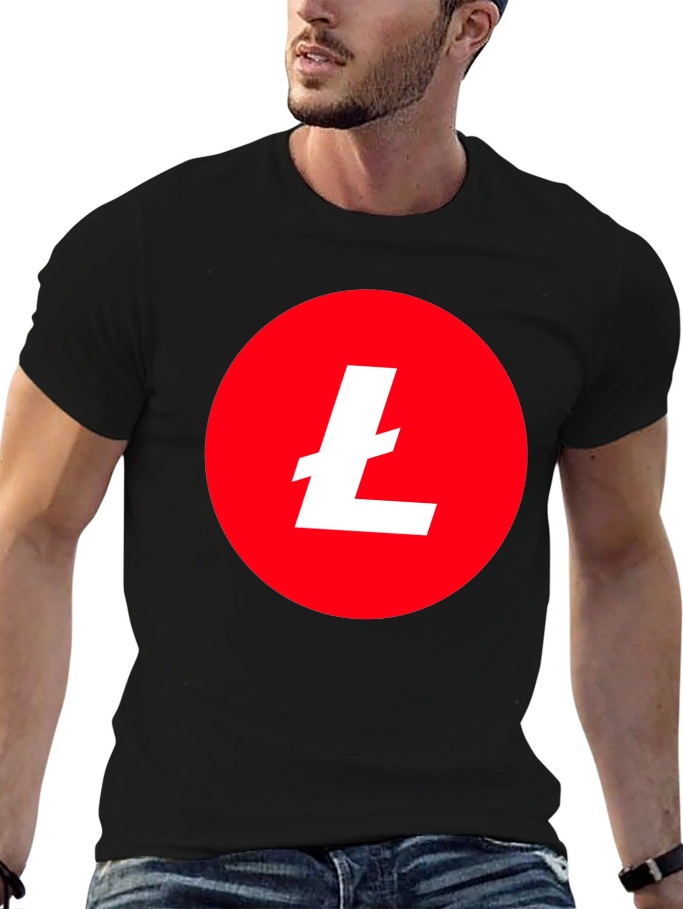 Litecoin Logo T-Shirt - Crypto Currency Tee