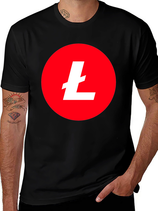 Litecoin Logo T-Shirt - Crypto Currency Tee