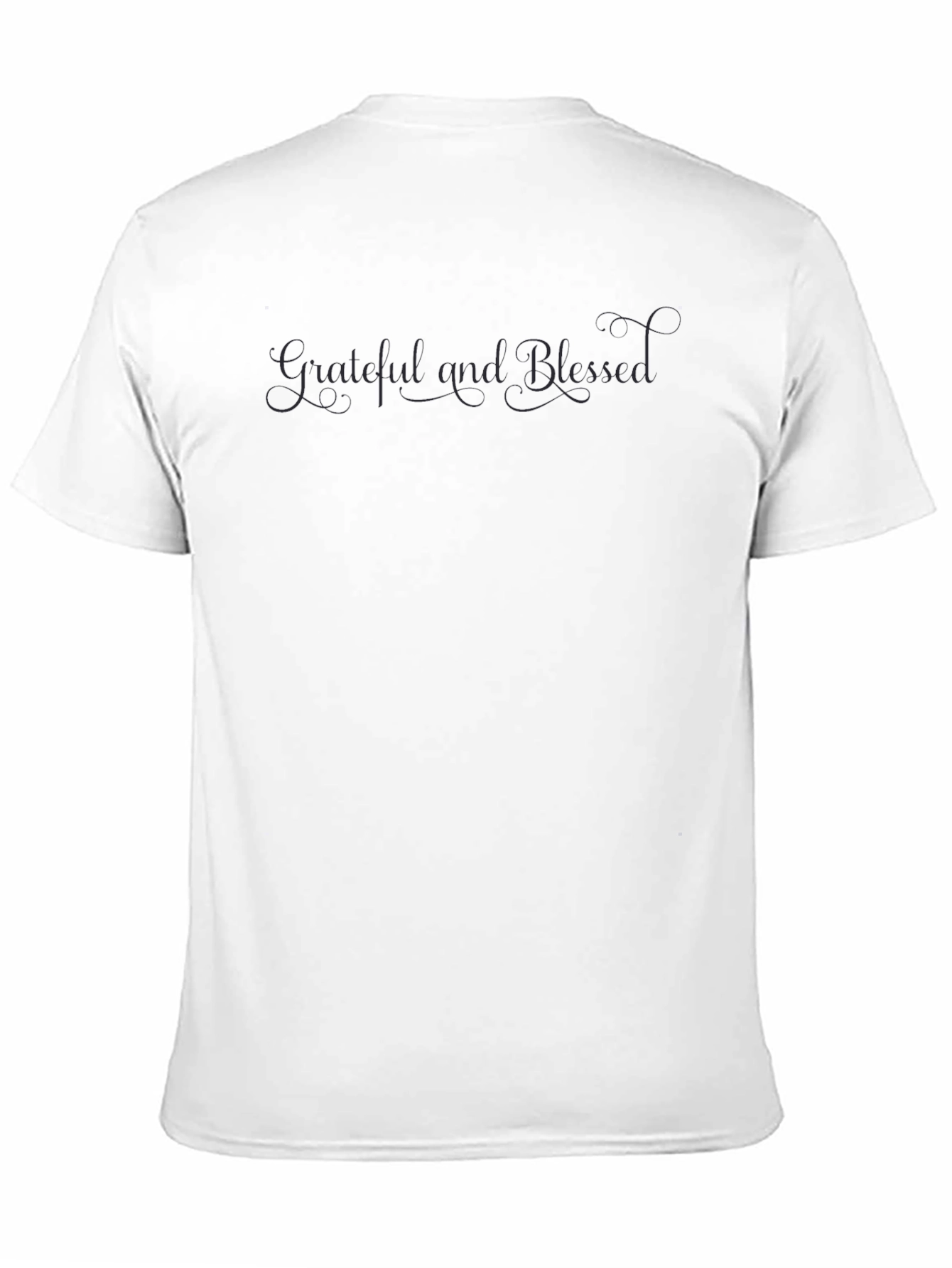 Grateful and Blessed Black T-Shirt