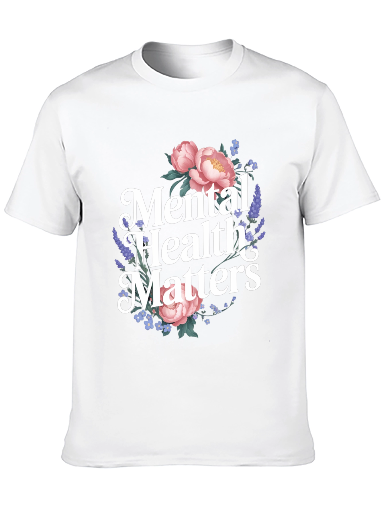 Mental Health Matters Floral T-Shirt