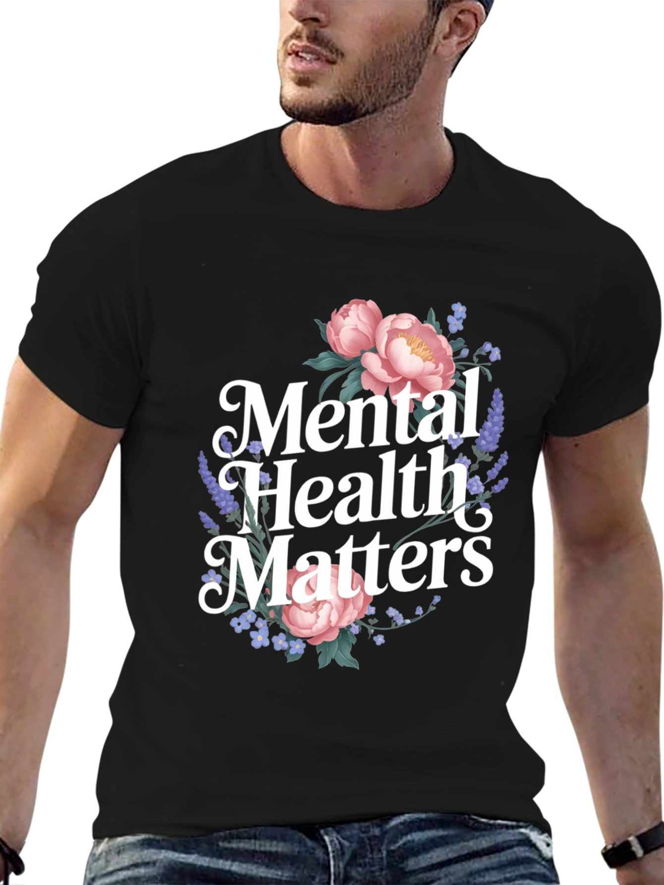 Mental Health Matters Floral T-Shirt