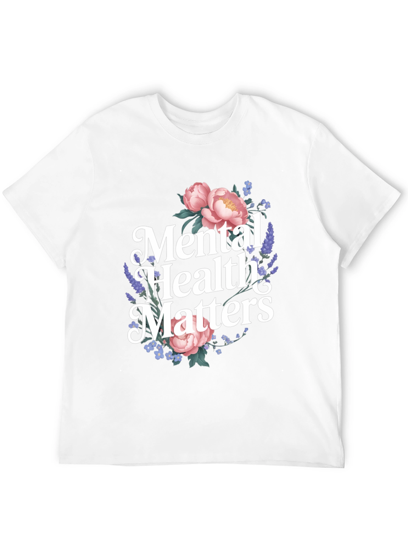 Mental Health Matters Floral T-Shirt