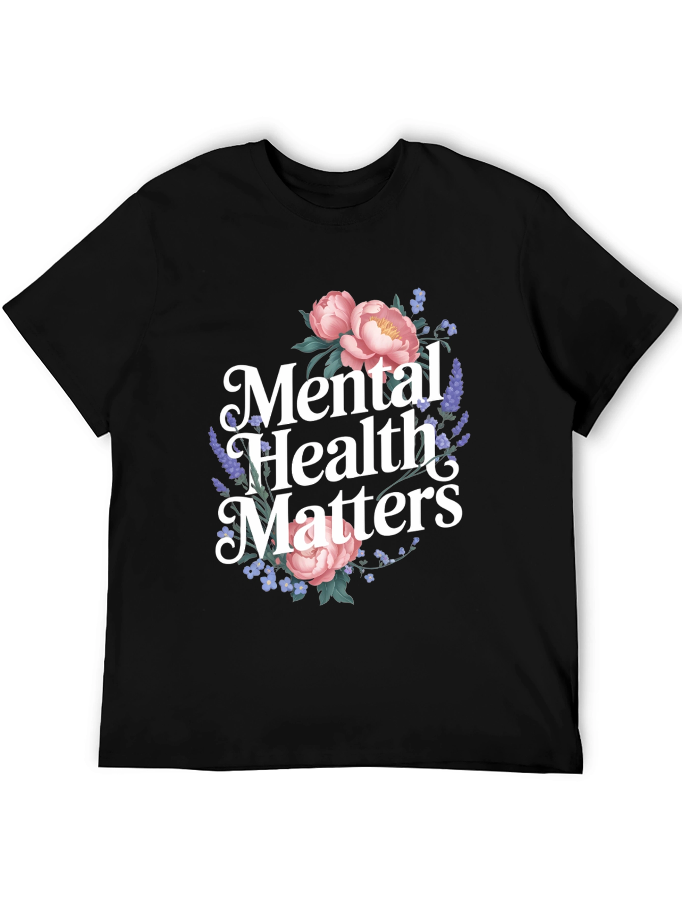 Mental Health Matters Floral T-Shirt